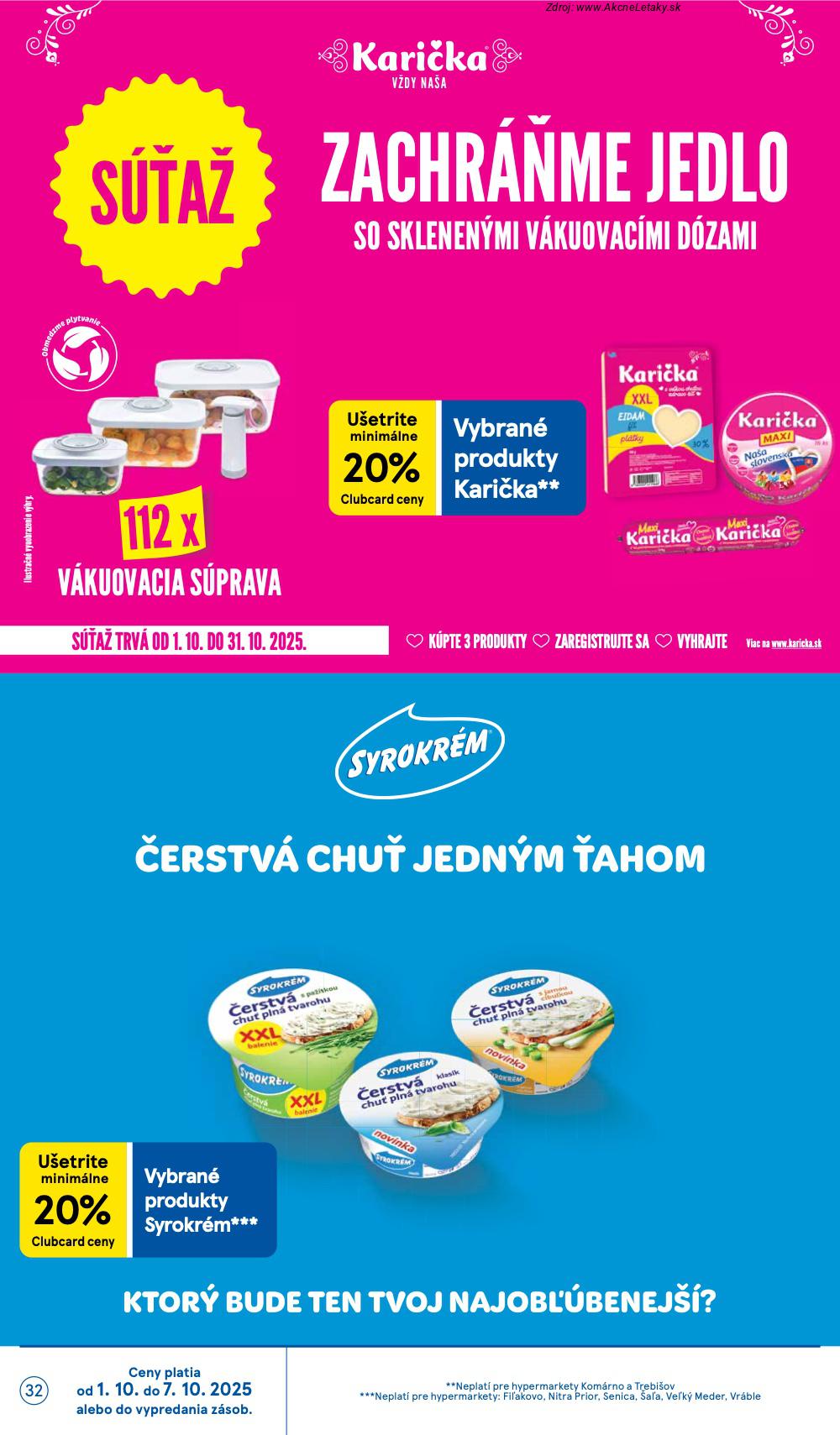 Leták Tesco (1. 10. - 7. 10. 2025) - strana 32 z 33