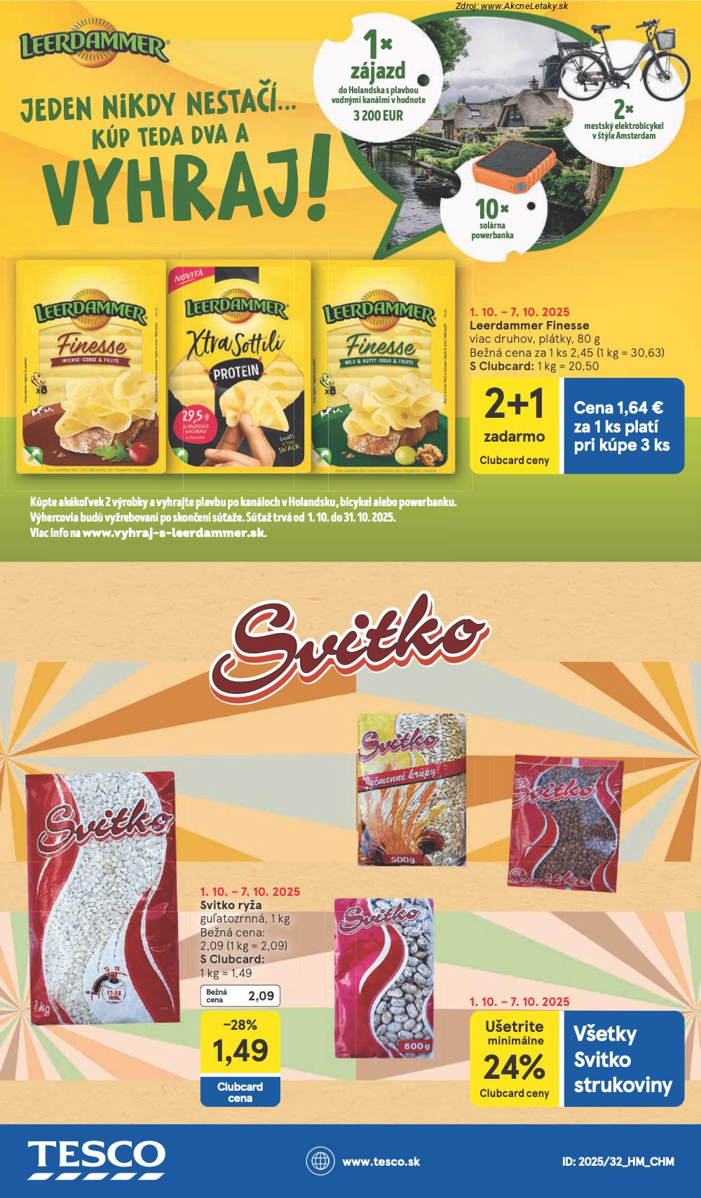 Leták Tesco (1. 10. - 7. 10. 2025) - strana 33 z 33