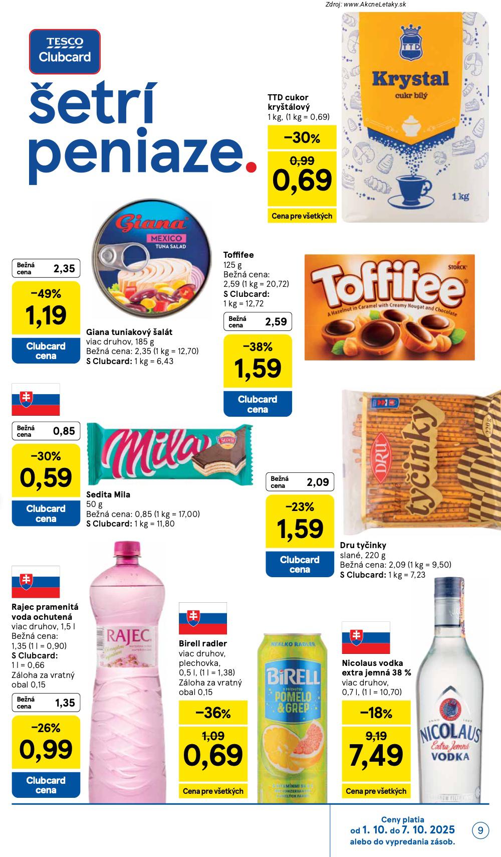 Leták Tesco (1. 10. - 7. 10. 2025) - strana 9 z 33