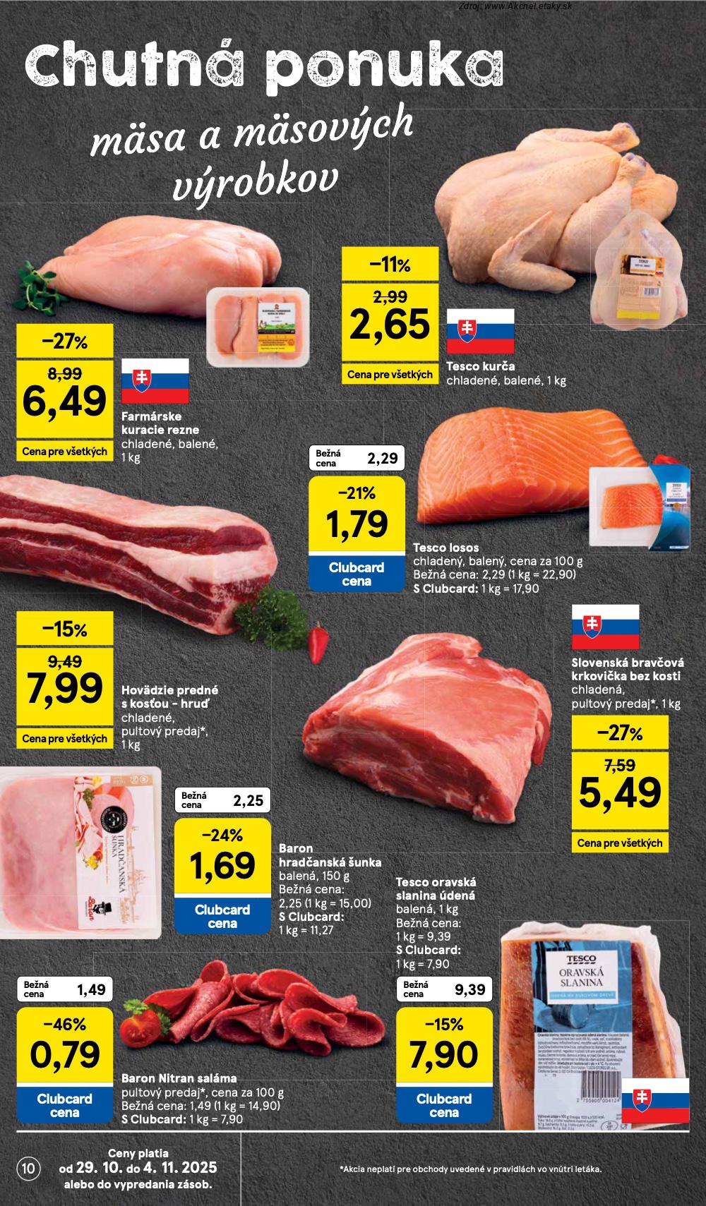 Leták Tesco (29. 10. - 4. 11. 2025) - strana 10 z 39