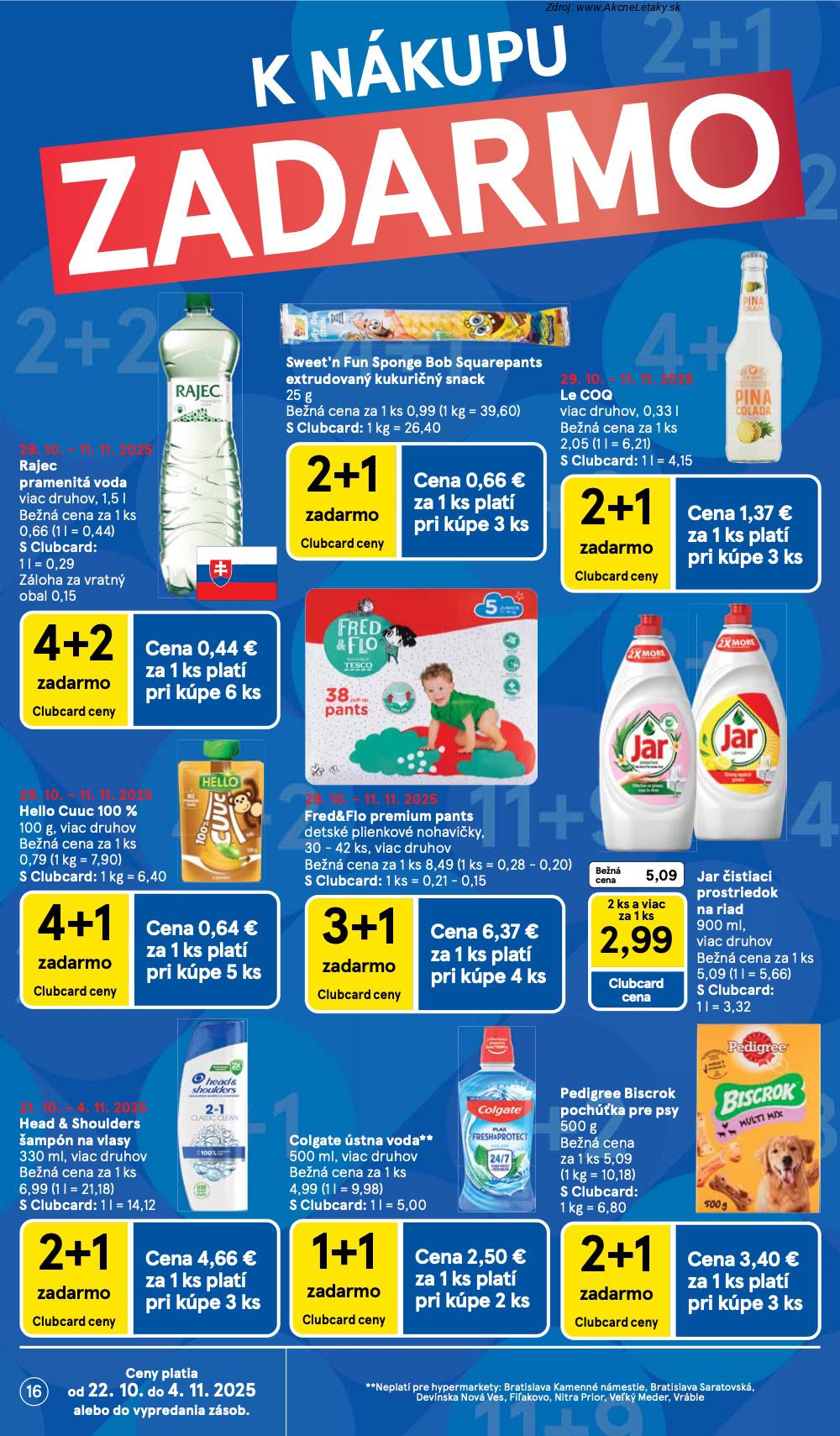 Leták Tesco (29. 10. - 4. 11. 2025) - strana 16 z 39