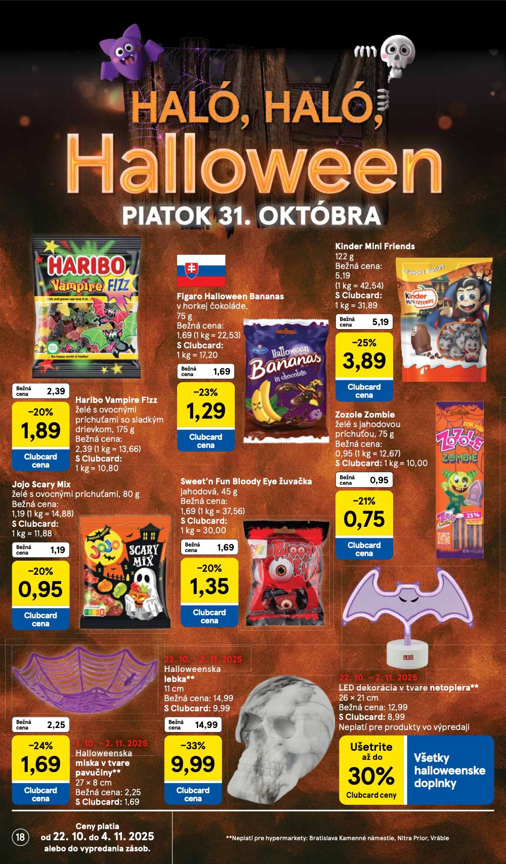 Leták Tesco (29. 10. - 4. 11. 2025) - strana 18 z 39