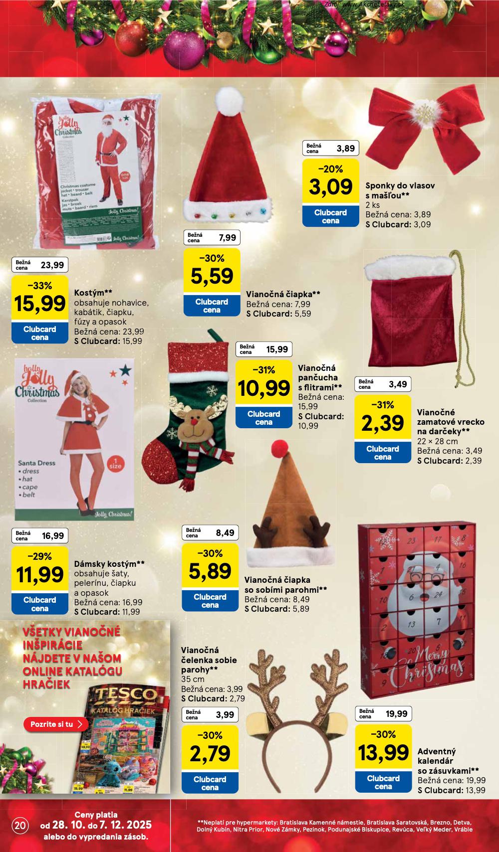 Leták Tesco (29. 10. - 4. 11. 2025) - strana 20 z 39