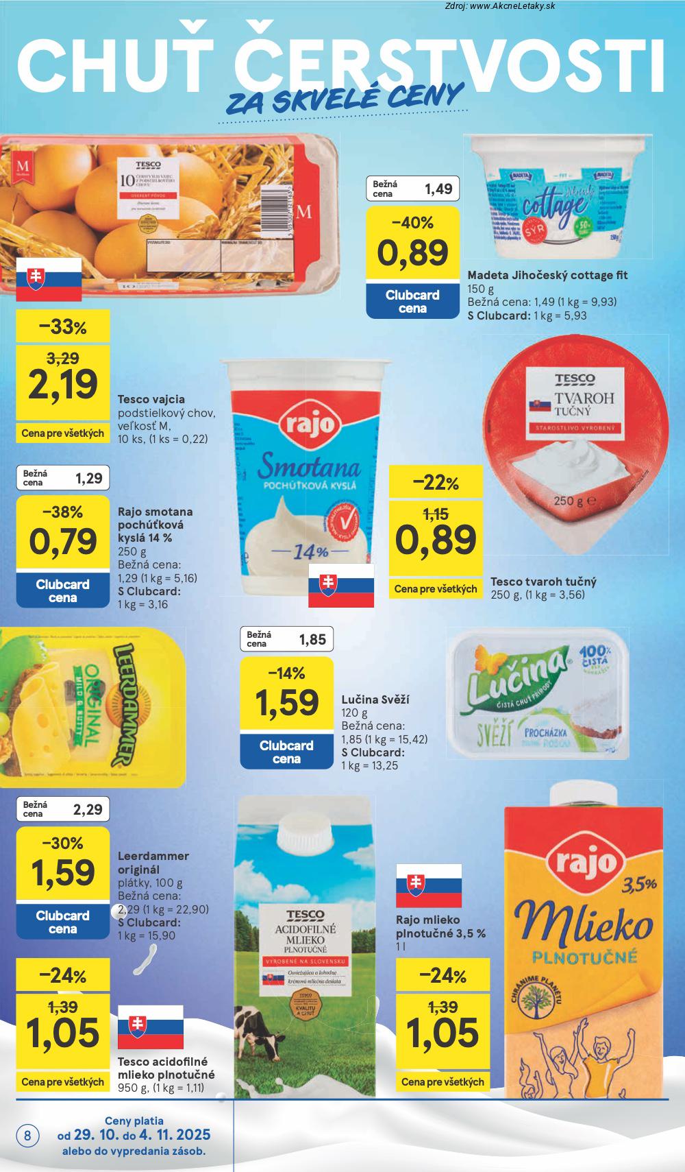 Leták Tesco (29. 10. - 4. 11. 2025) - strana 8 z 39