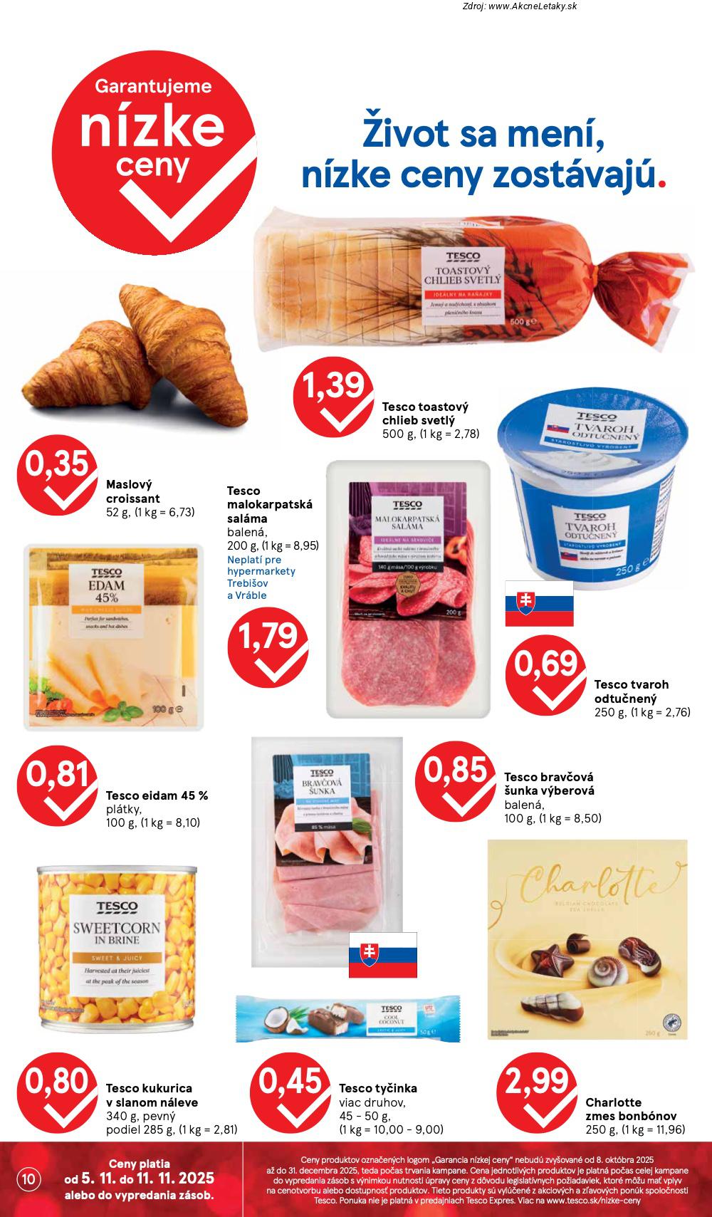 Leták Tesco (5. 11. - 11. 11. 2025) - strana 10 z 46