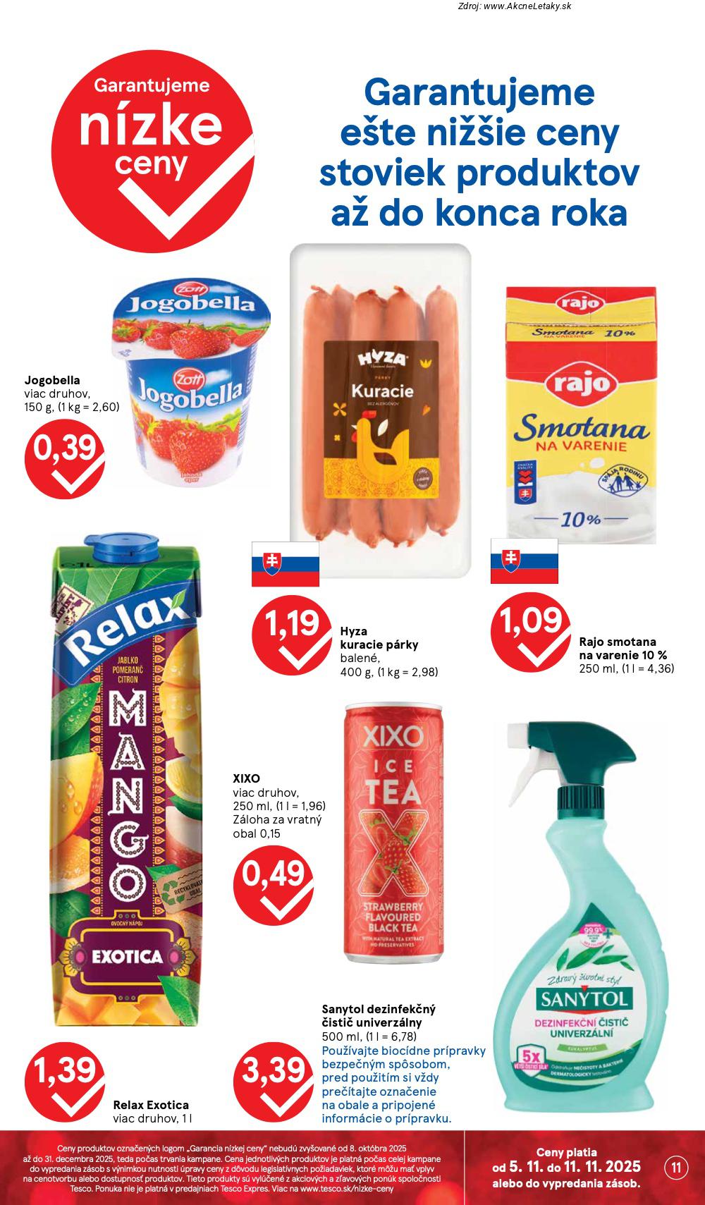 Leták Tesco (5. 11. - 11. 11. 2025) - strana 11 z 46
