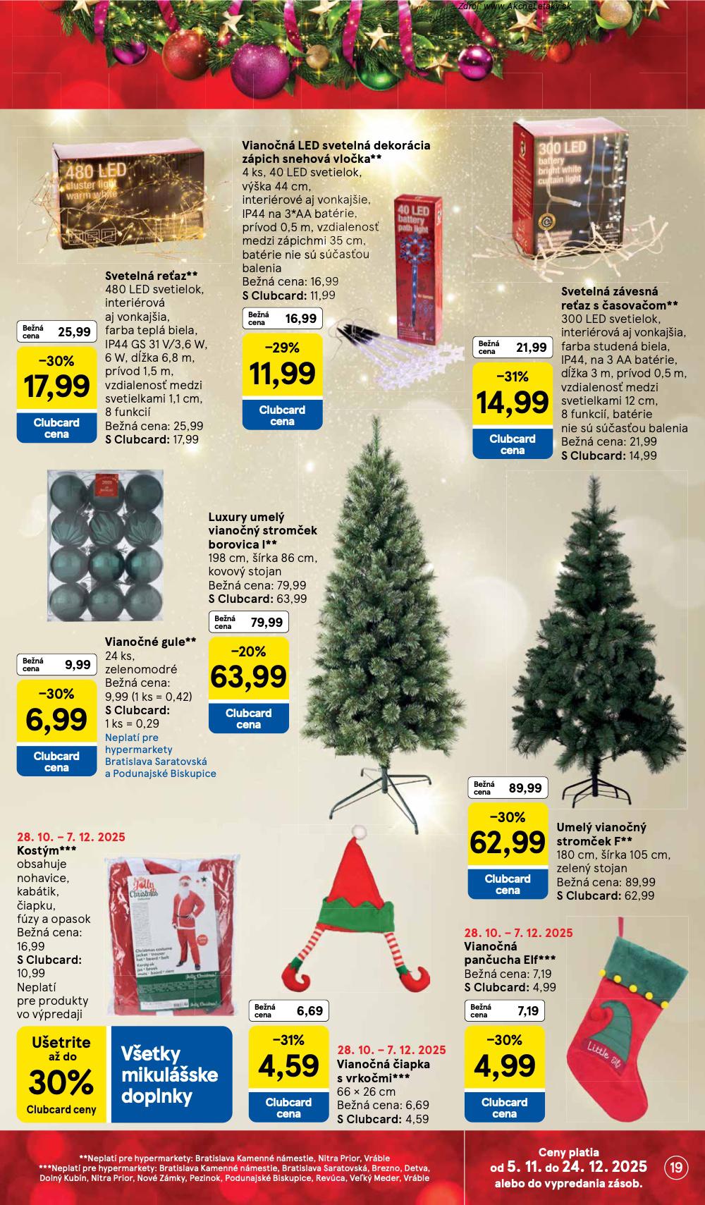 Leták Tesco (5. 11. - 11. 11. 2025) - strana 19 z 46