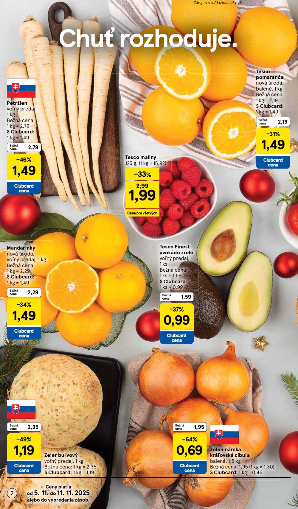 Leták Tesco (5. 11. - 11. 11. 2025) - strana 2 z 46