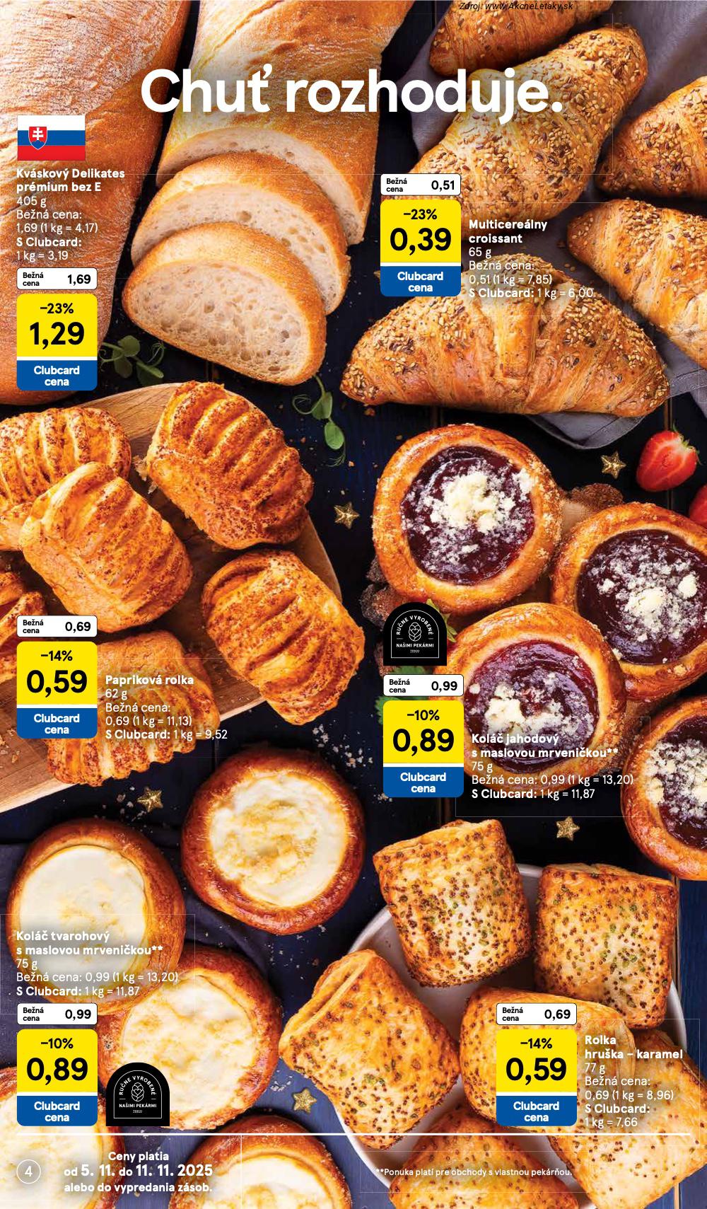 Leták Tesco (5. 11. - 11. 11. 2025) - strana 4 z 46