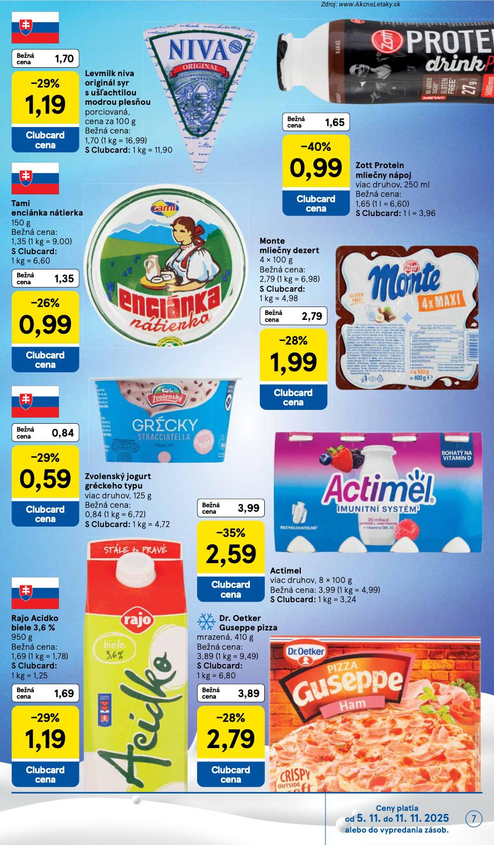 Leták Tesco (5. 11. - 11. 11. 2025) - strana 7 z 46