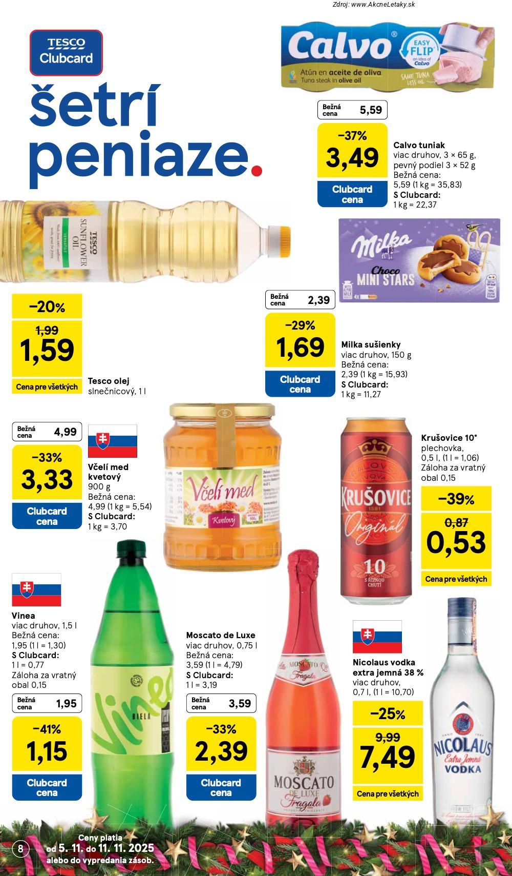 Leták Tesco (5. 11. - 11. 11. 2025) - strana 8 z 46