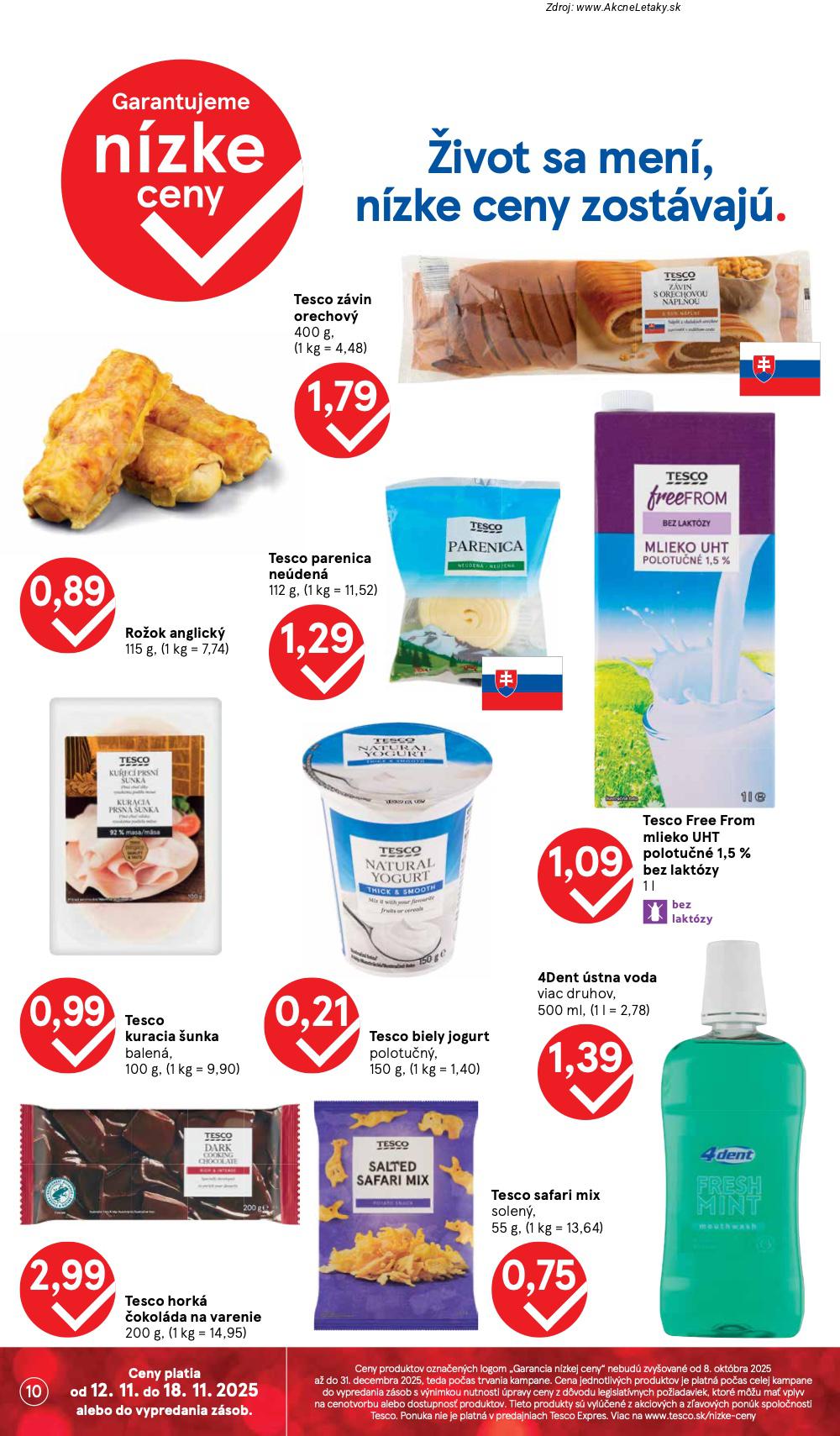 Leták Tesco (12. 11. - 18. 11. 2025) - strana 10 z 44