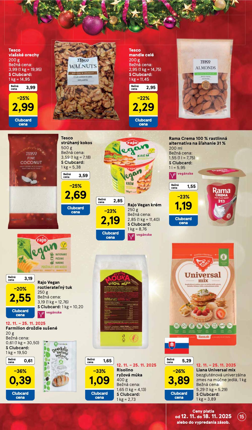 Leták Tesco (12. 11. - 18. 11. 2025) - strana 15 z 44