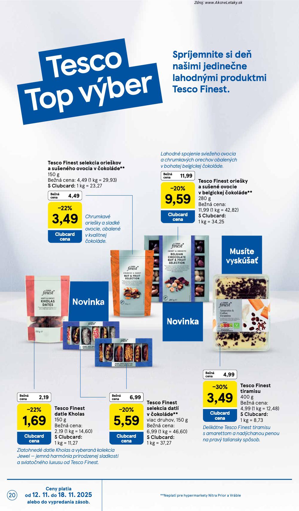 Leták Tesco (12. 11. - 18. 11. 2025) - strana 20 z 44
