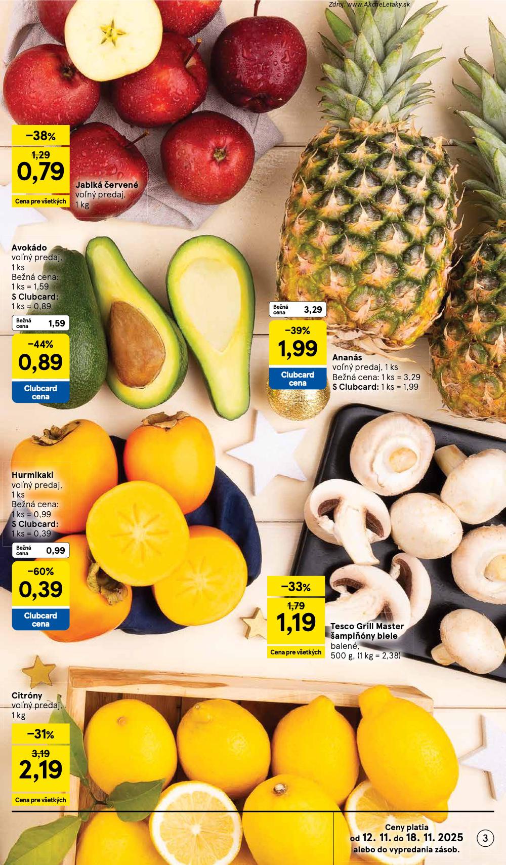 Leták Tesco (12. 11. - 18. 11. 2025) - strana 3 z 44