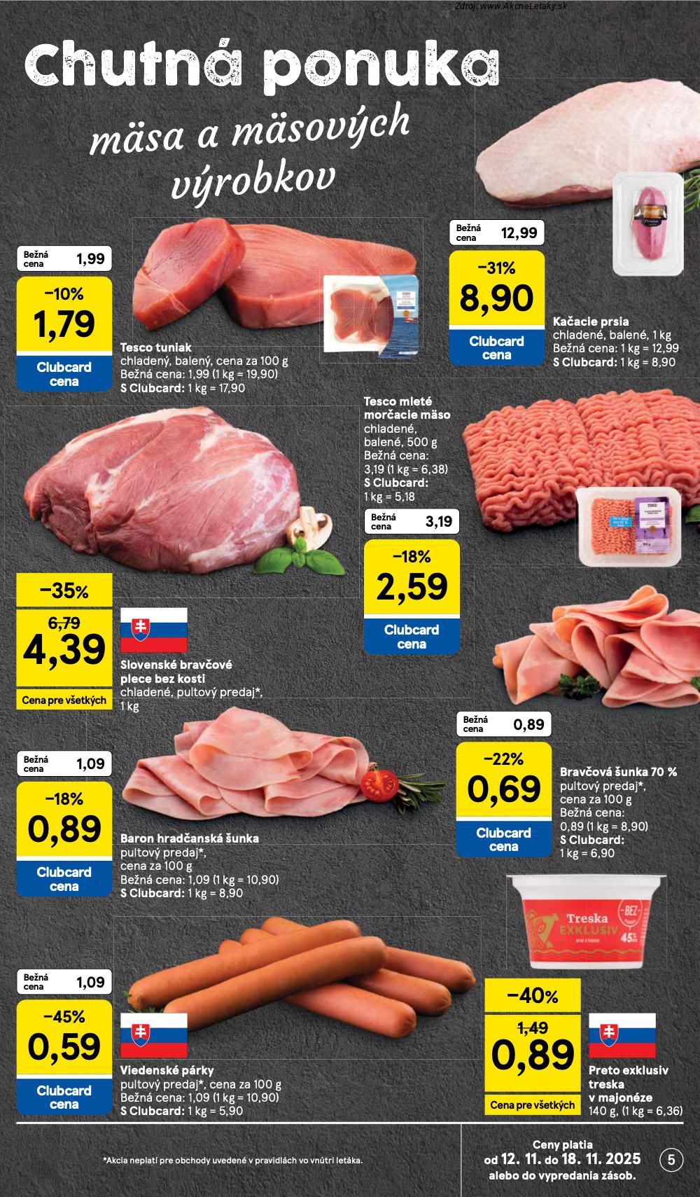 Leták Tesco (12. 11. - 18. 11. 2025) - strana 5 z 44