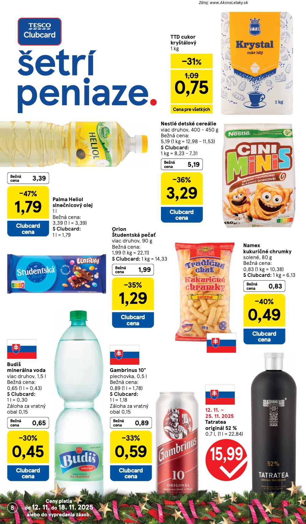 Leták Tesco (12. 11. - 18. 11. 2025) - strana 8 z 44