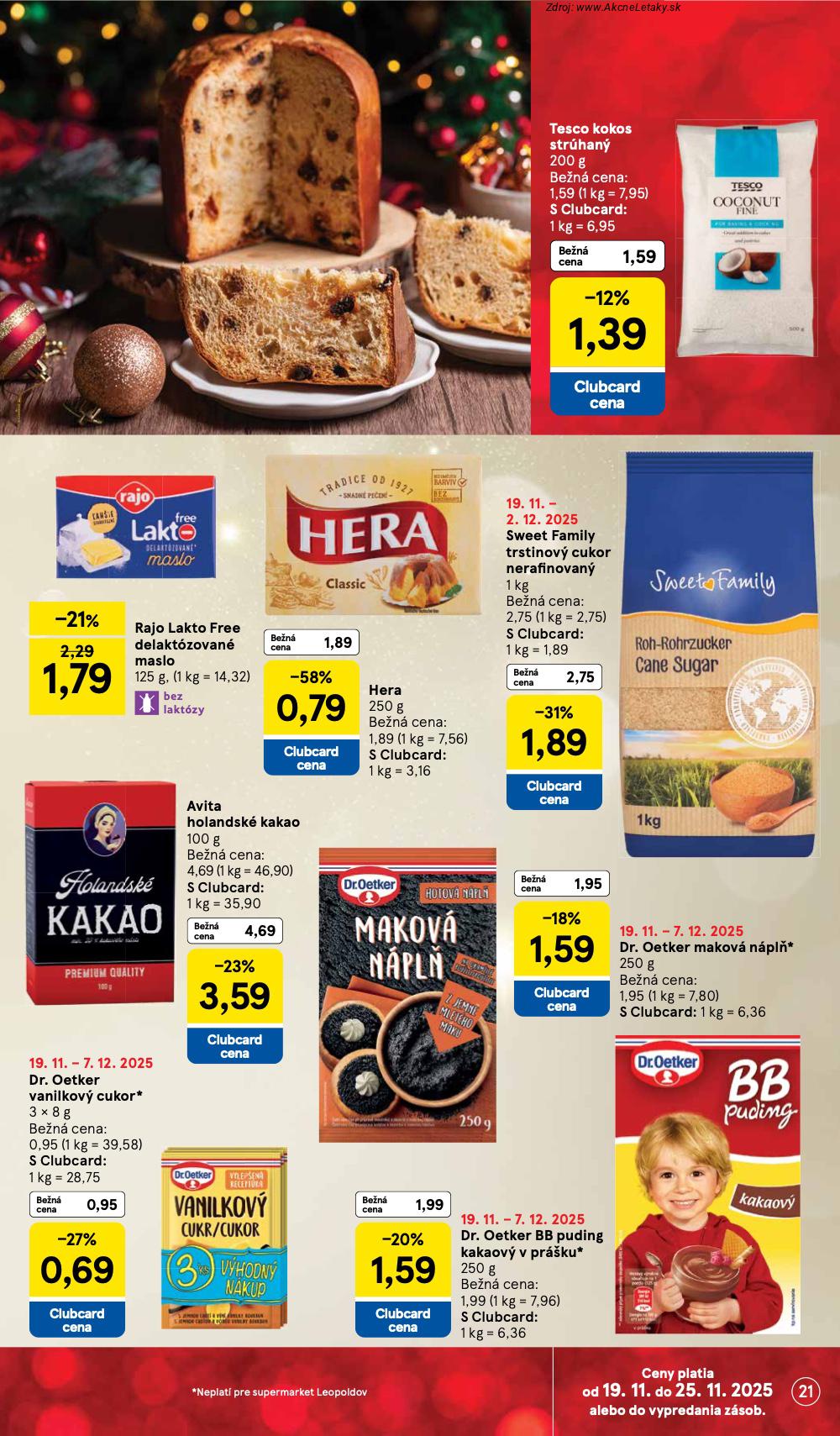 Leták Tesco (19. 11. - 25. 11. 2025) - strana 21 z 29