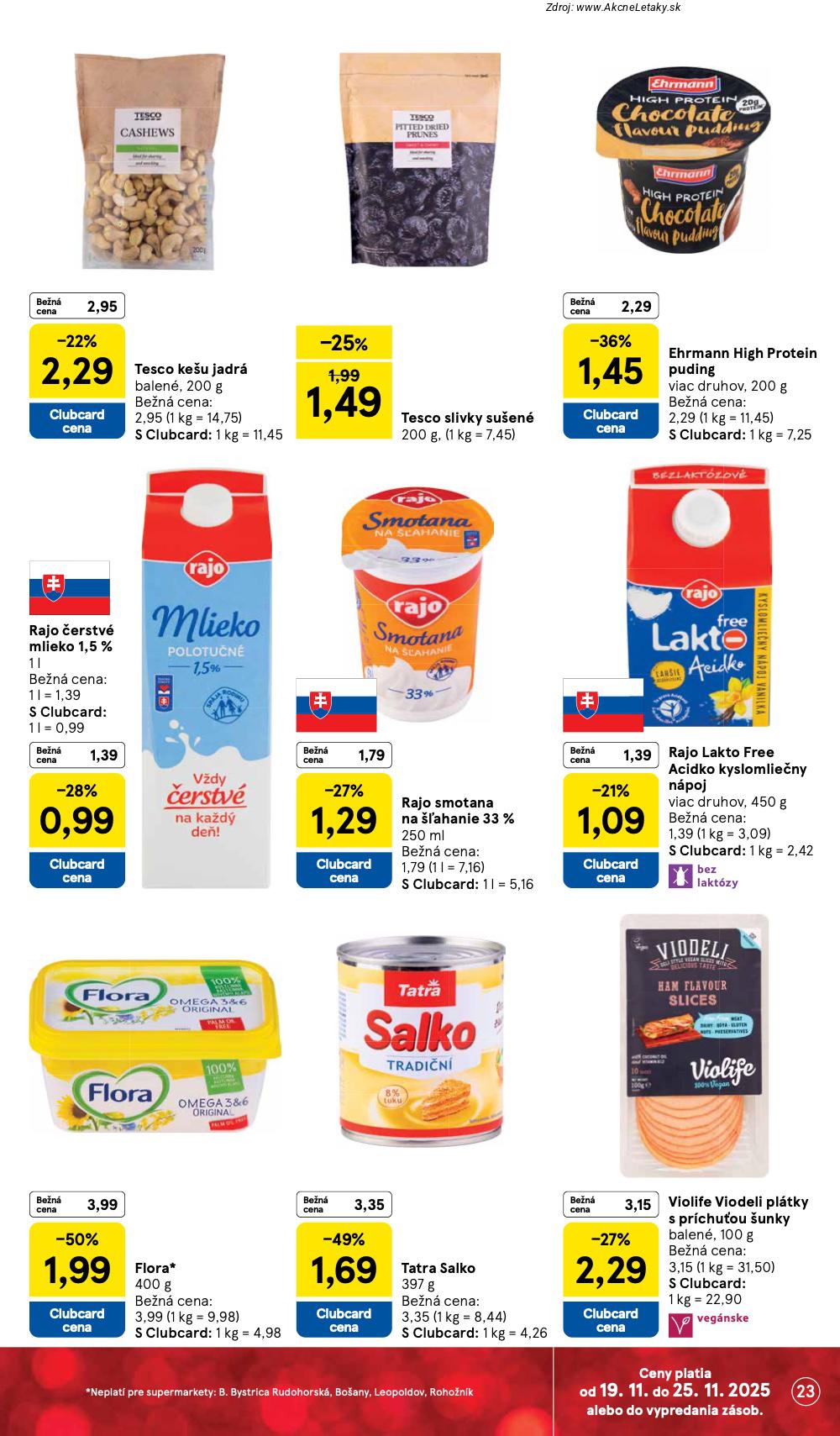 Leták Tesco (19. 11. - 25. 11. 2025) - strana 23 z 29