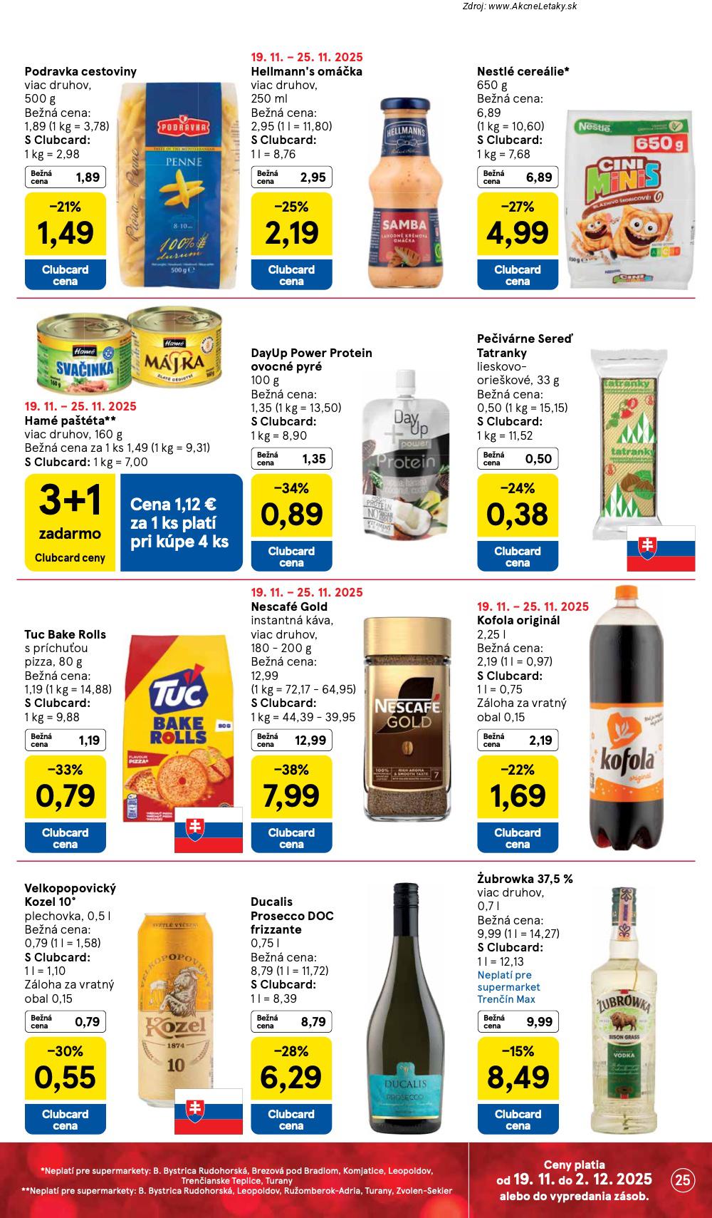 Leták Tesco (19. 11. - 25. 11. 2025) - strana 25 z 29