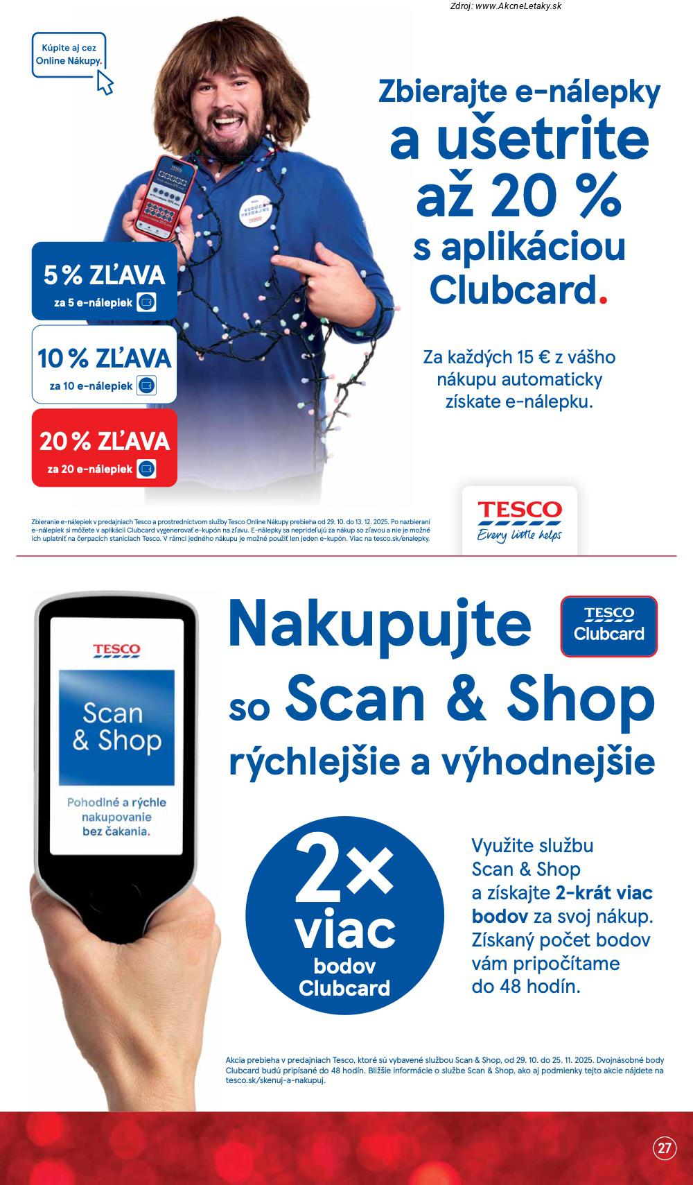 Leták Tesco (19. 11. - 25. 11. 2025) - strana 27 z 29
