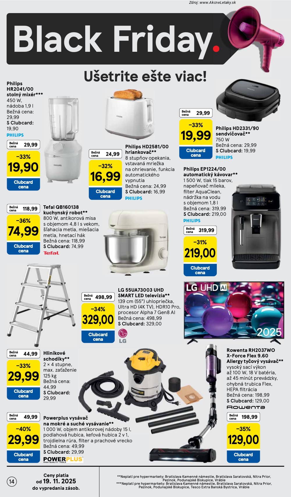 Leták Tesco (19. 11. - 25. 11. 2025) - strana 14 z 48