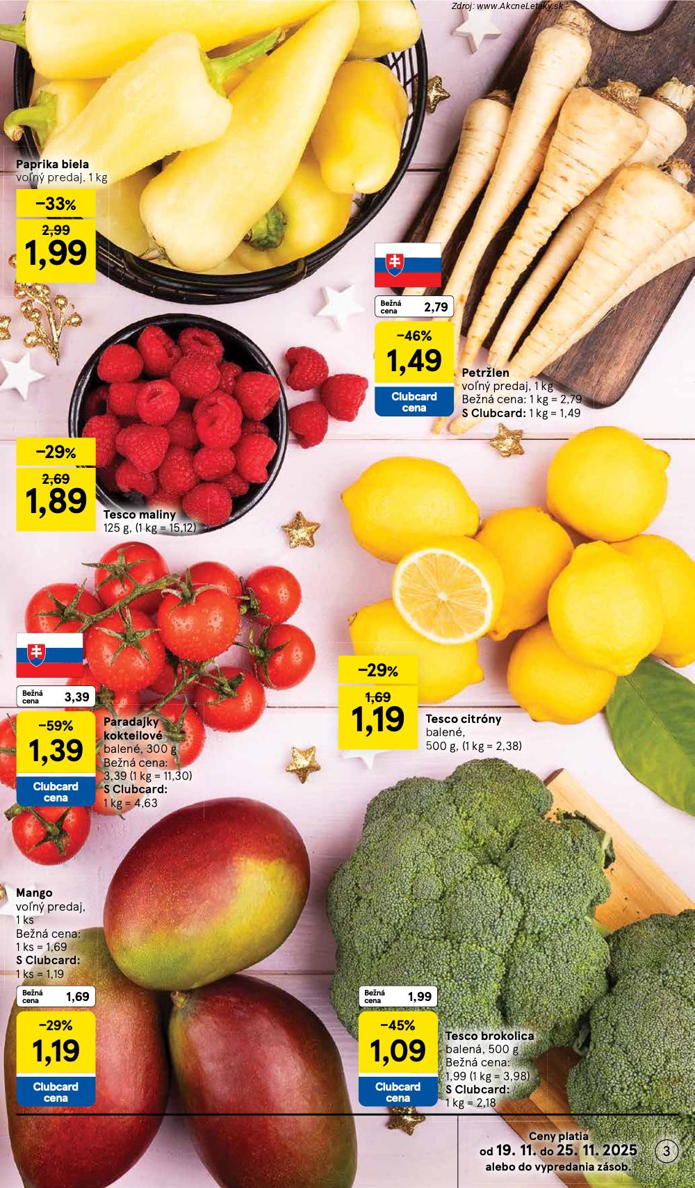 Leták Tesco (19. 11. - 25. 11. 2025) - strana 3 z 48