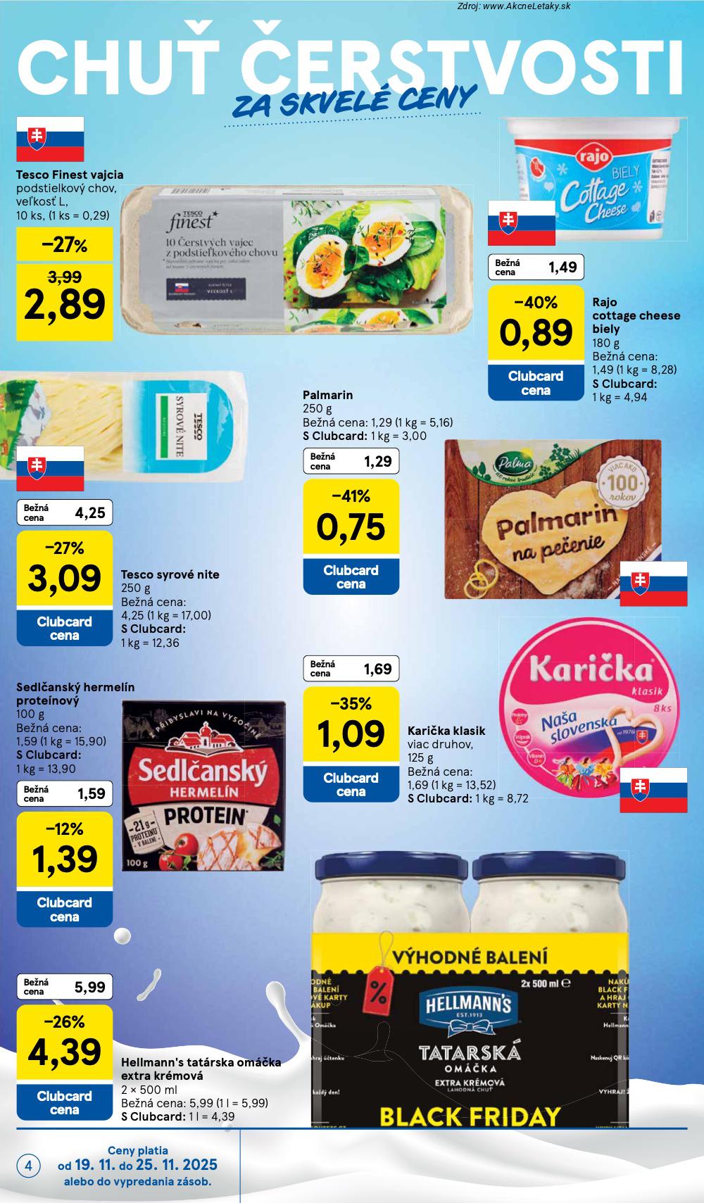 Leták Tesco (19. 11. - 25. 11. 2025) - strana 4 z 48