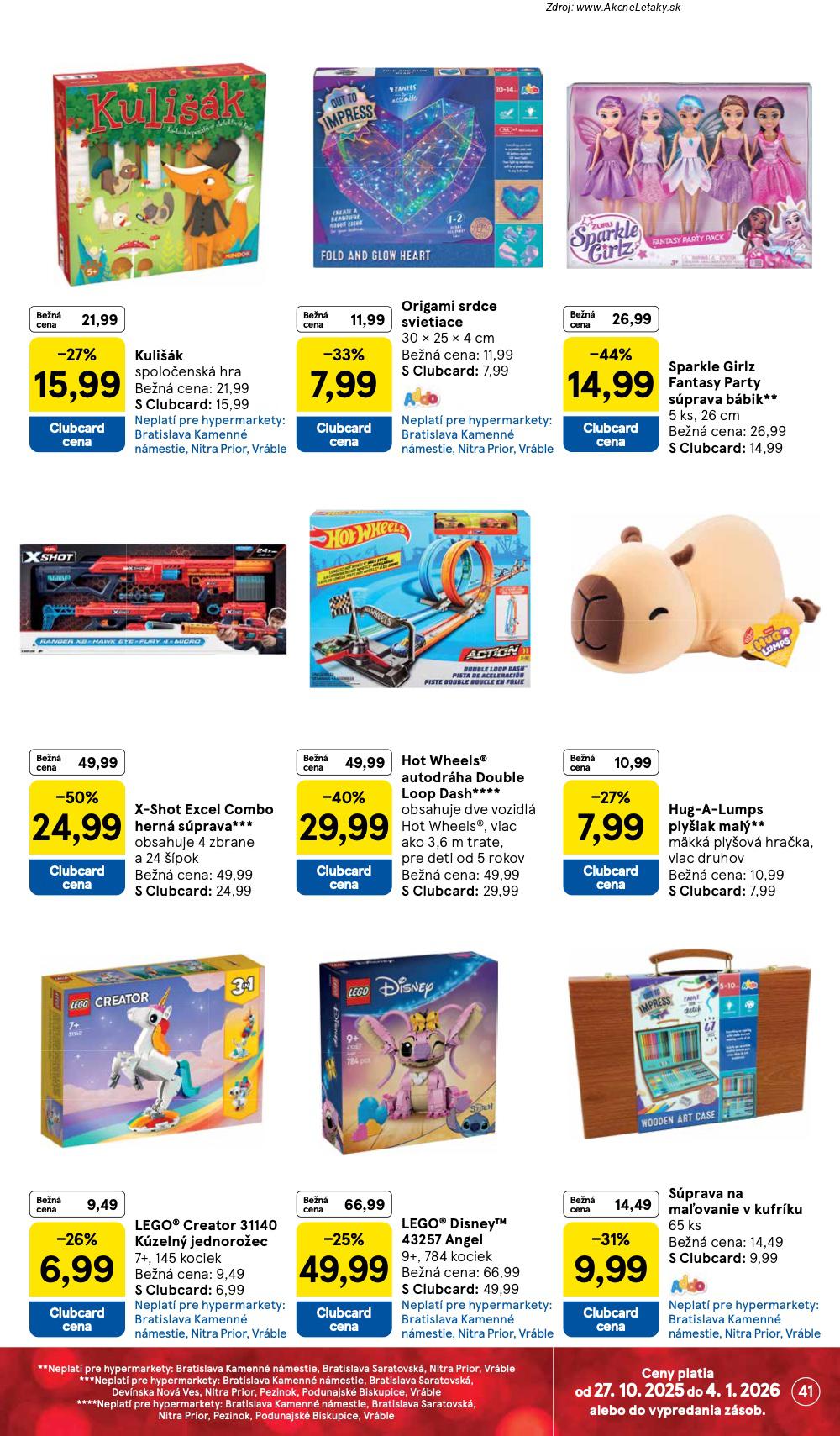 Leták Tesco (19. 11. - 25. 11. 2025) - strana 41 z 48