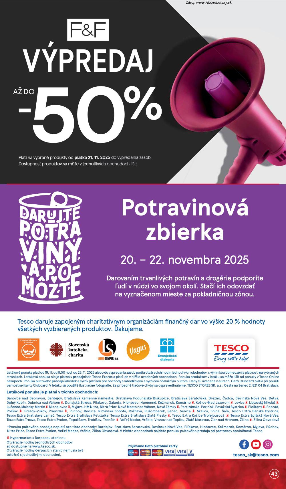 Leták Tesco (19. 11. - 25. 11. 2025) - strana 43 z 48