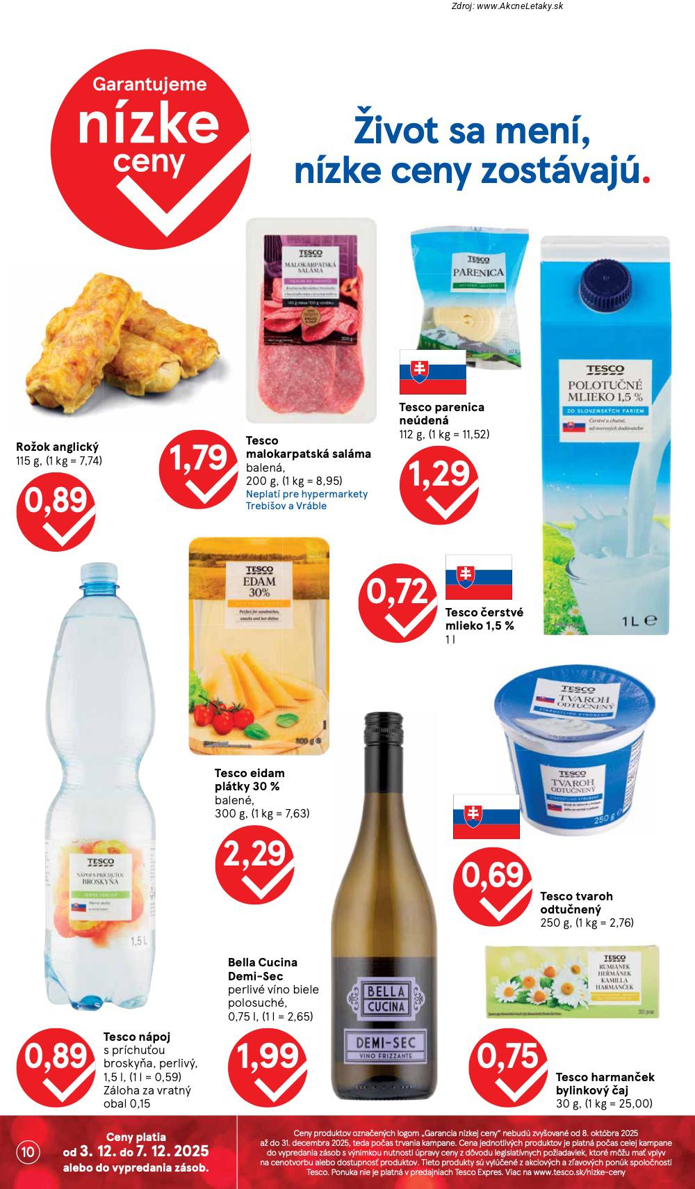 Leták Tesco (3. 12. - 7. 12. 2025) - strana 10 z 53
