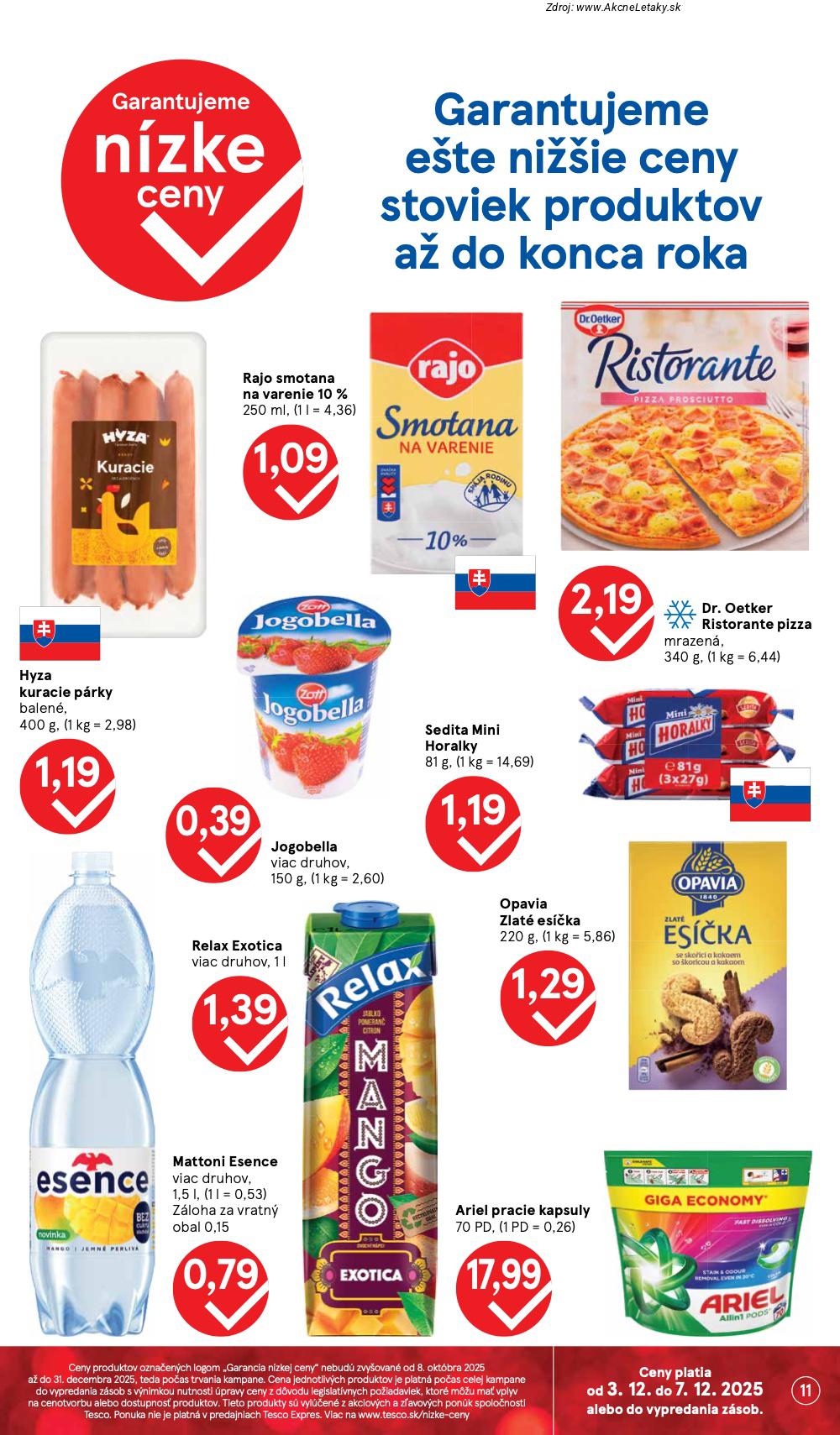 Leták Tesco (3. 12. - 7. 12. 2025) - strana 11 z 53