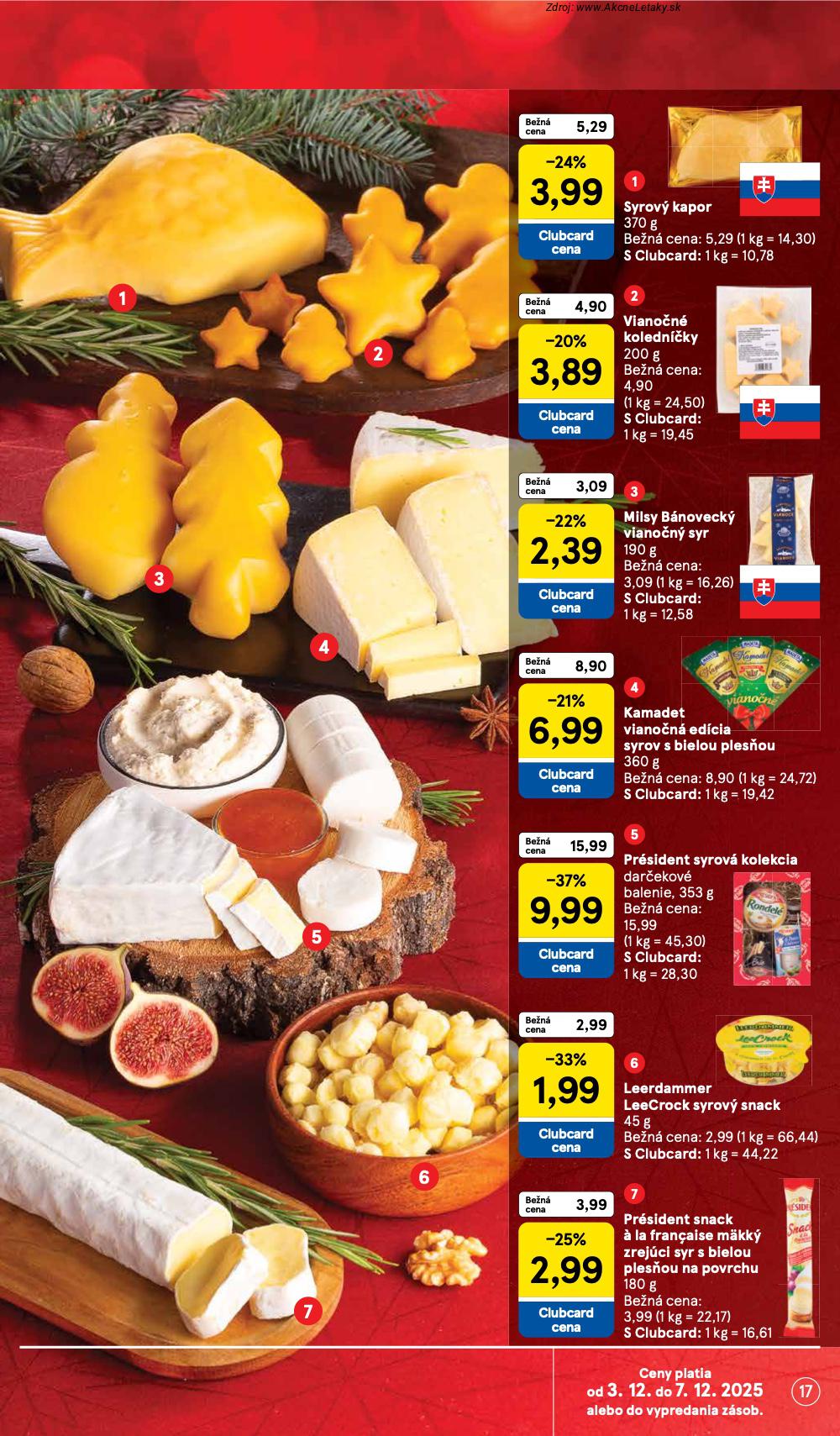 Leták Tesco (3. 12. - 7. 12. 2025) - strana 17 z 53