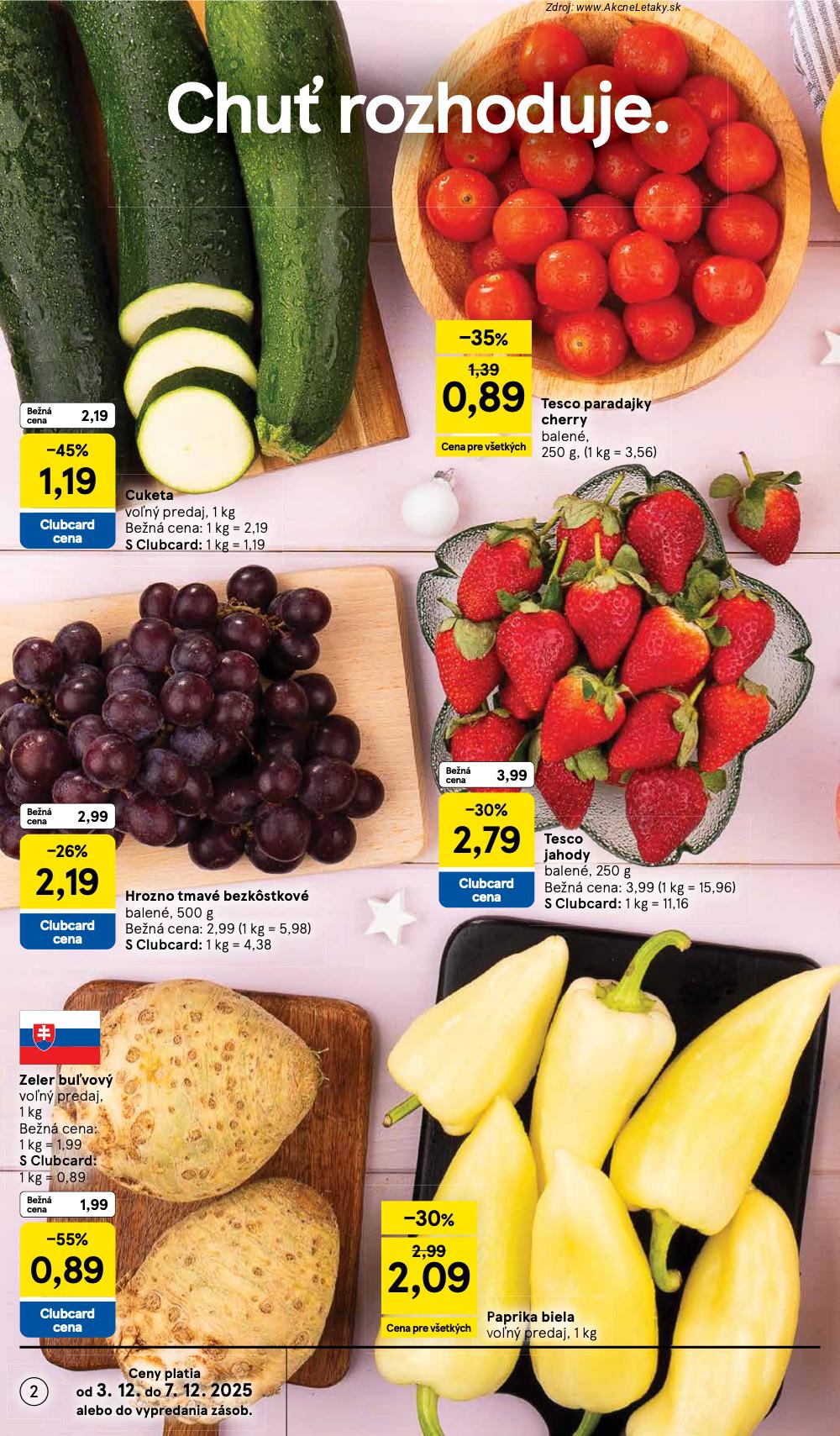 Leták Tesco (3. 12. - 7. 12. 2025) - strana 2 z 53
