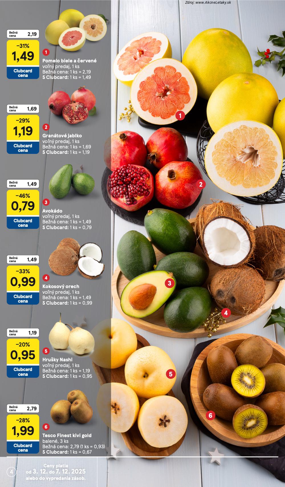 Leták Tesco (3. 12. - 7. 12. 2025) - strana 4 z 53