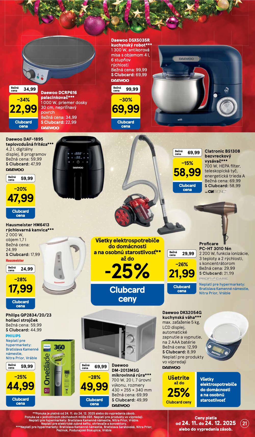 Leták Tesco (8. 12. - 16. 12. 2025) - strana 21 z 49