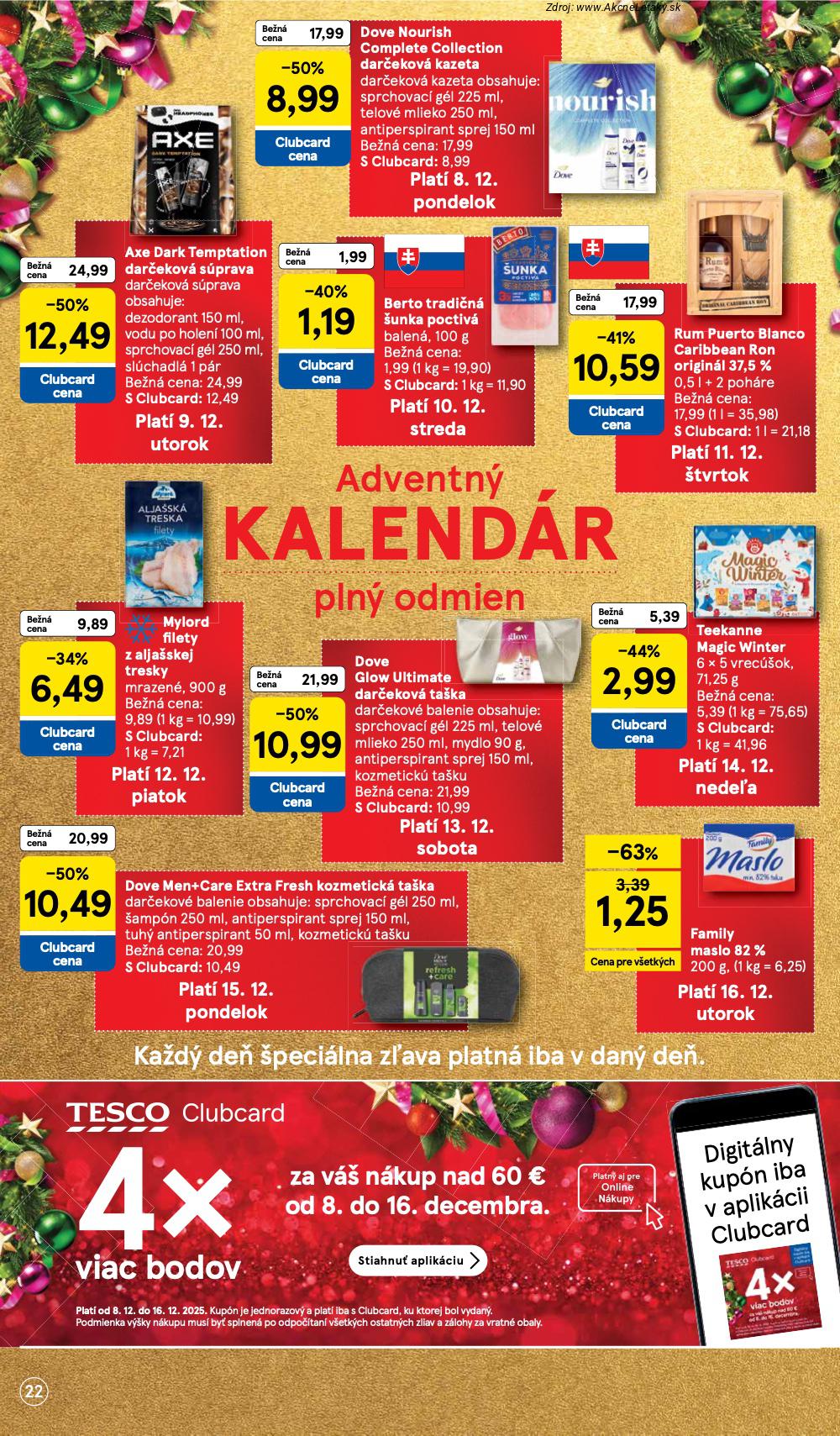Leták Tesco (8. 12. - 16. 12. 2025) - strana 22 z 49