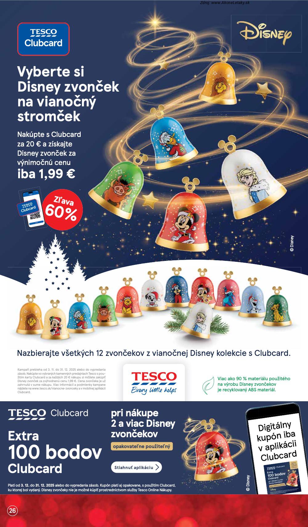 Leták Tesco (8. 12. - 16. 12. 2025) - strana 26 z 49