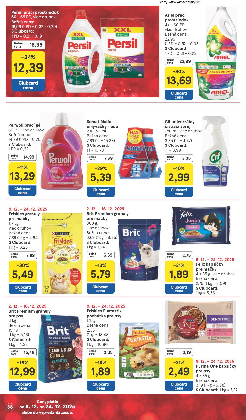 Leták Tesco (8. 12. - 16. 12. 2025) - strana 38 z 49