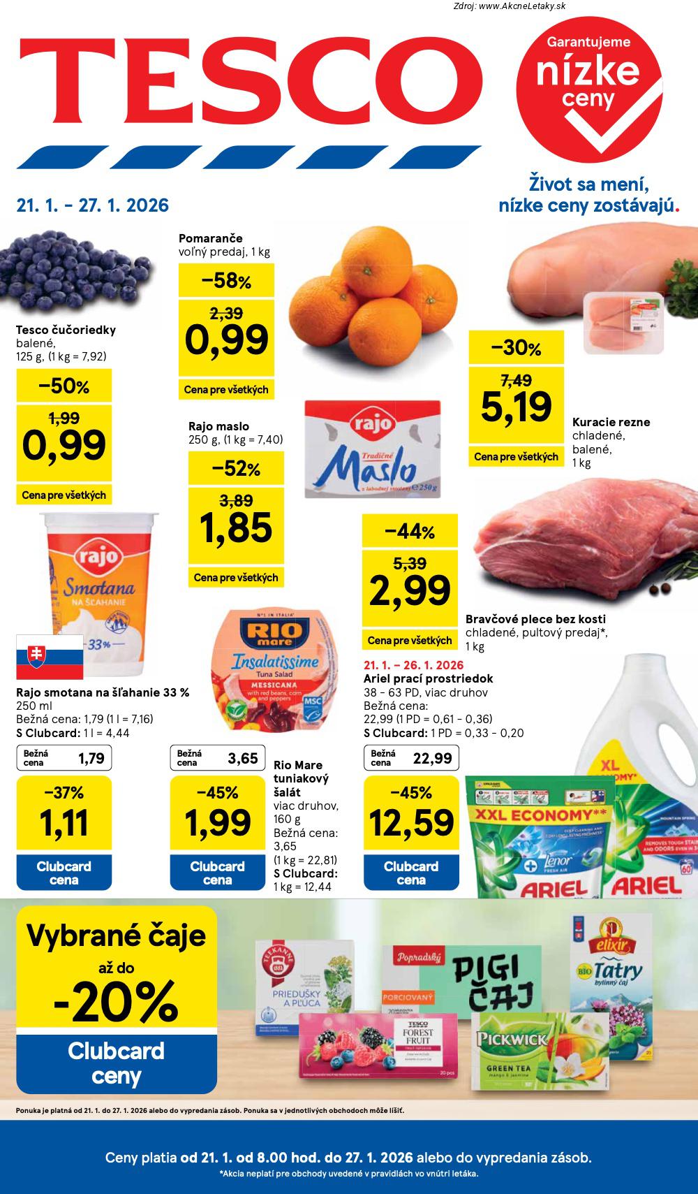 Leták Tesco (21. 1. - 27. 1. 2026) - strana 1 z 37