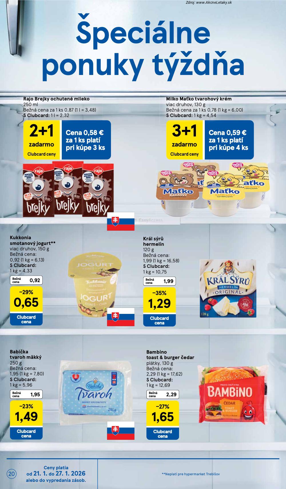 Leták Tesco (21. 1. - 27. 1. 2026) - strana 20 z 37