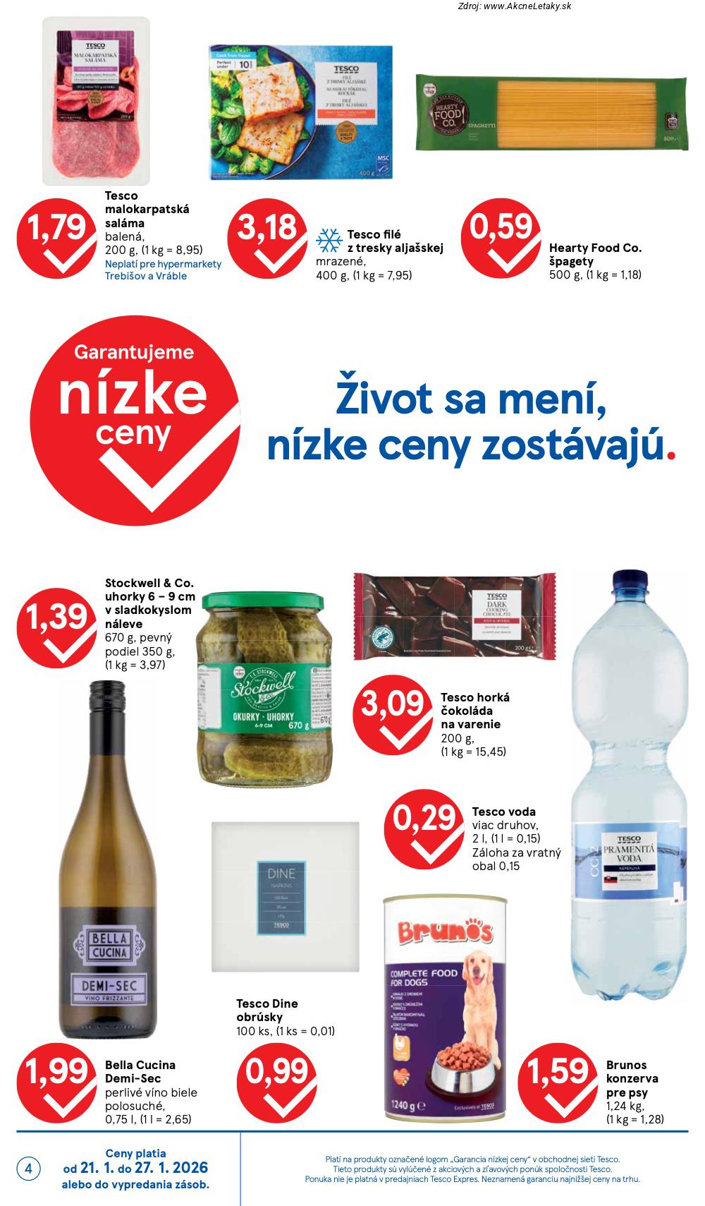Leták Tesco (21. 1. - 27. 1. 2026) - strana 4 z 37