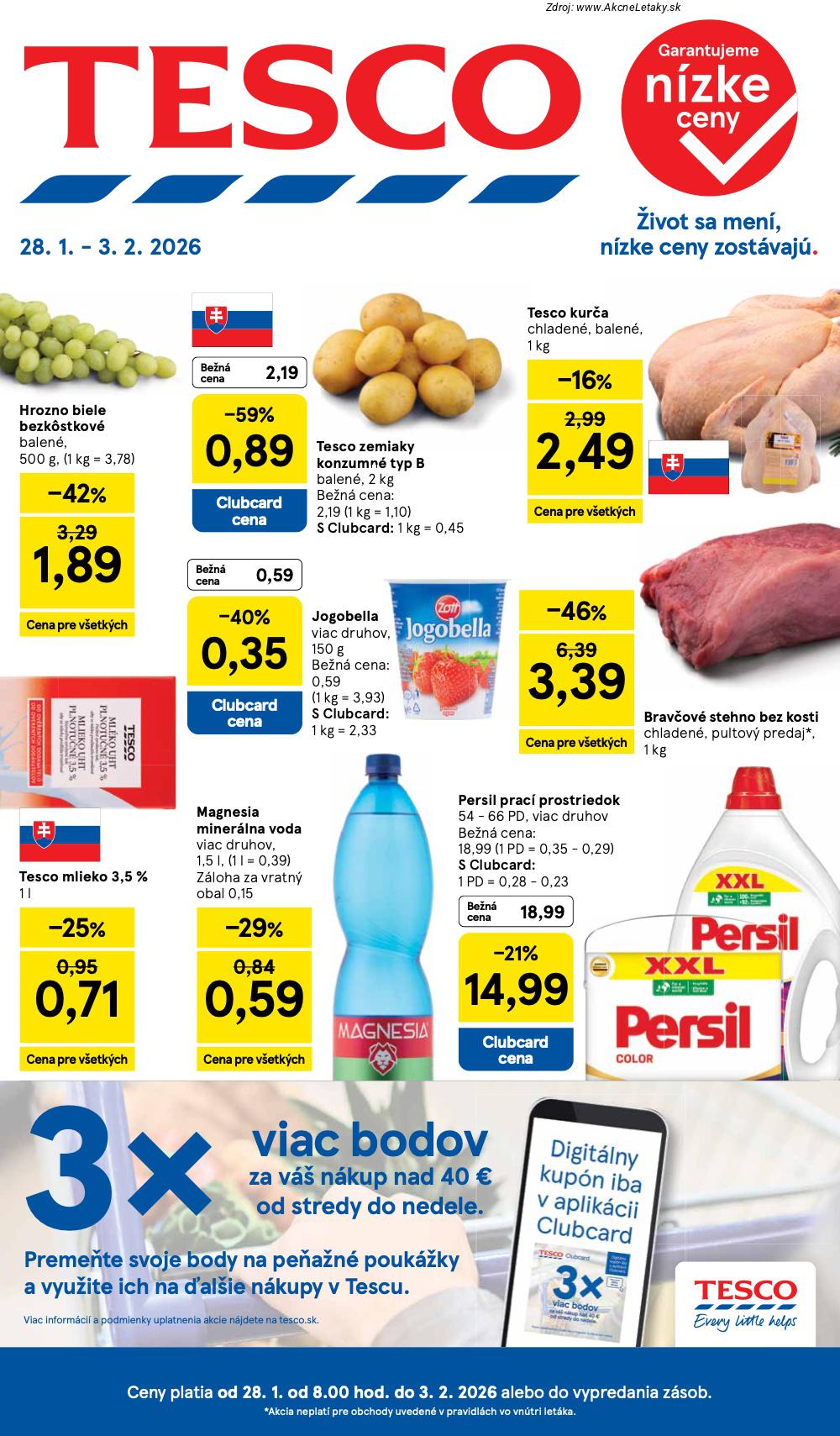 Leták Tesco - strana 1