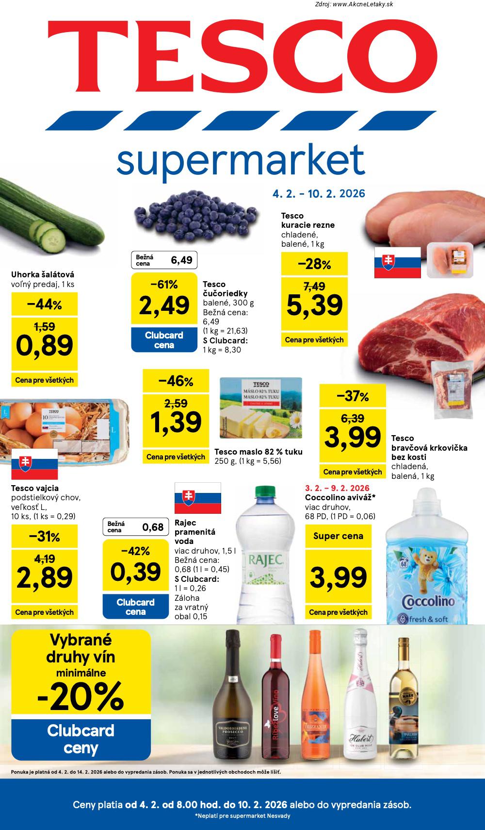 Leták Tesco (4. 2. - 10. 2. 2026) - strana 1 z 23