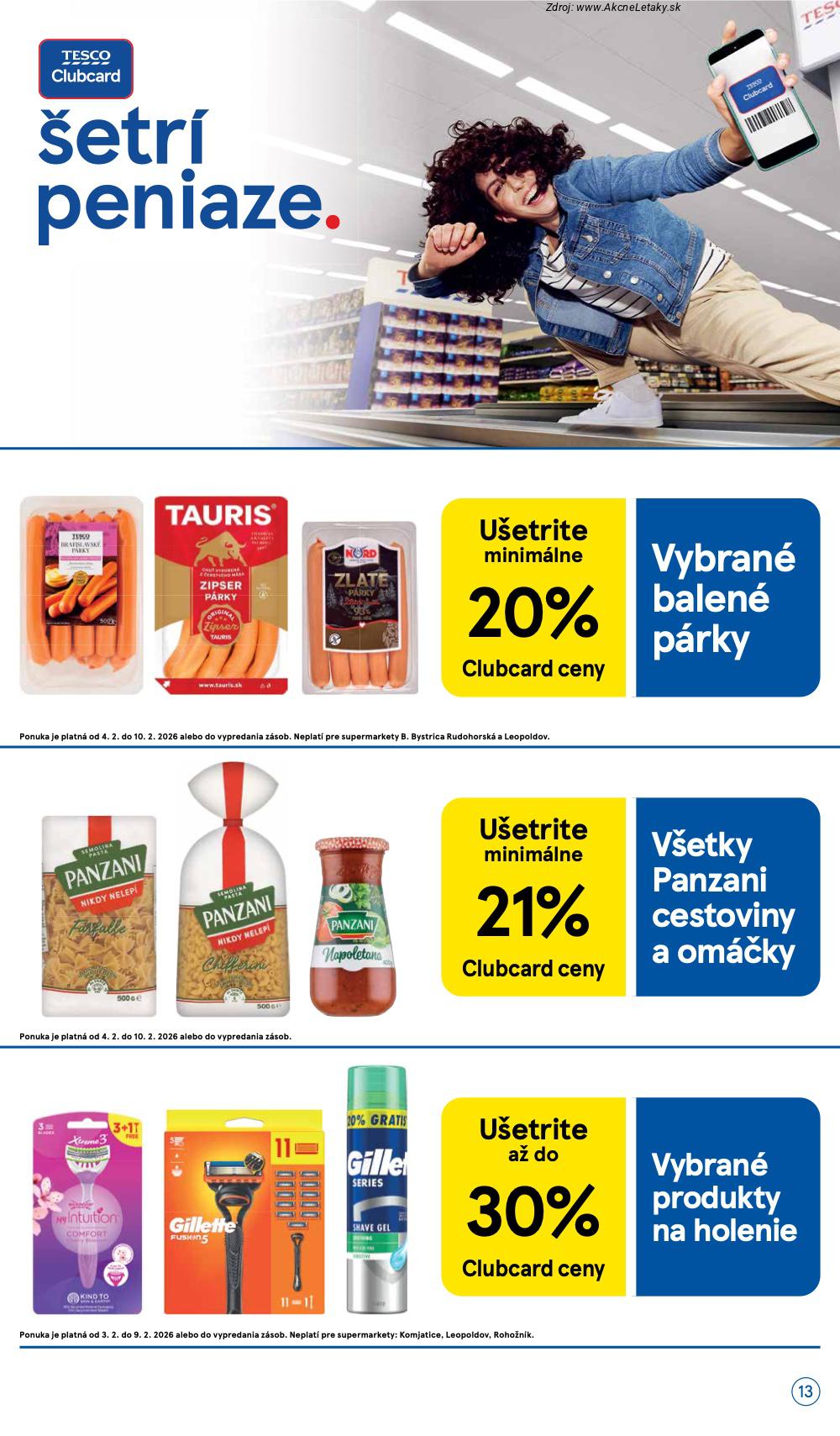 Leták Tesco (4. 2. - 10. 2. 2026) - strana 13 z 23
