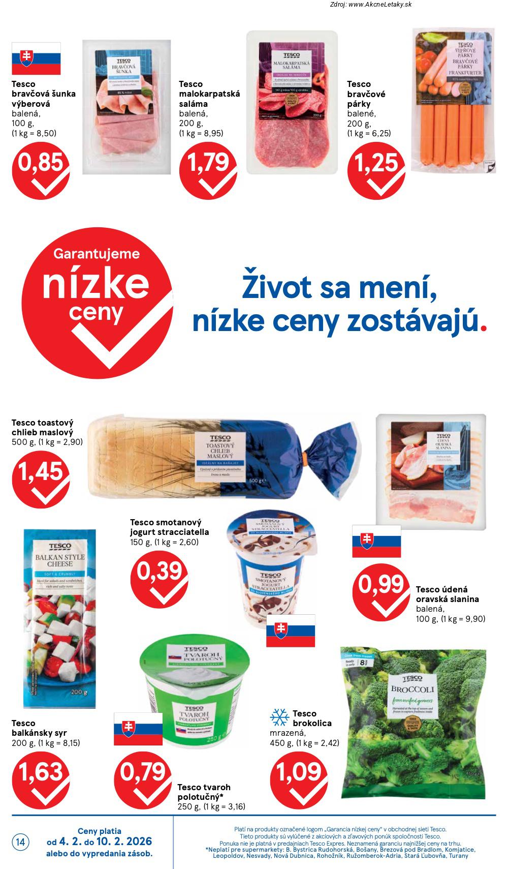 Leták Tesco (4. 2. - 10. 2. 2026) - strana 14 z 23