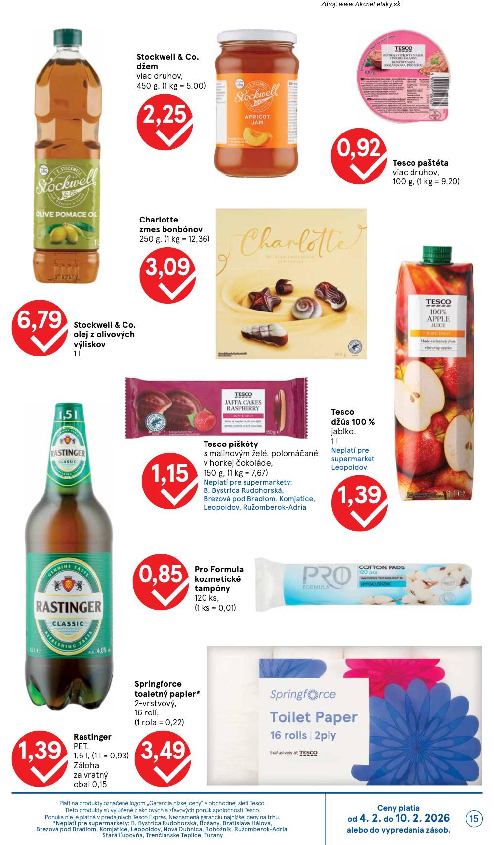 Leták Tesco (4. 2. - 10. 2. 2026) - strana 15 z 23