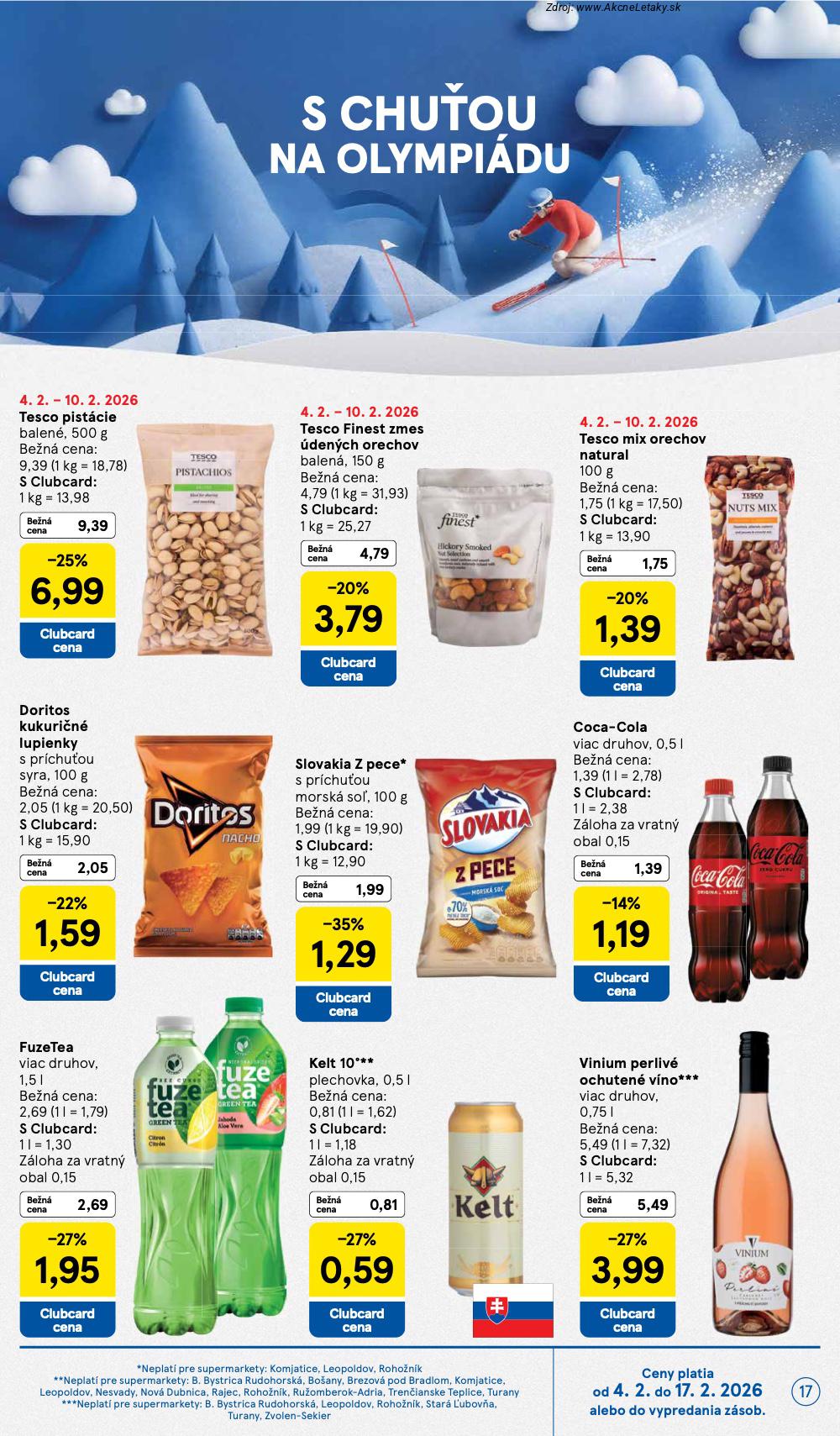 Leták Tesco (4. 2. - 10. 2. 2026) - strana 17 z 23