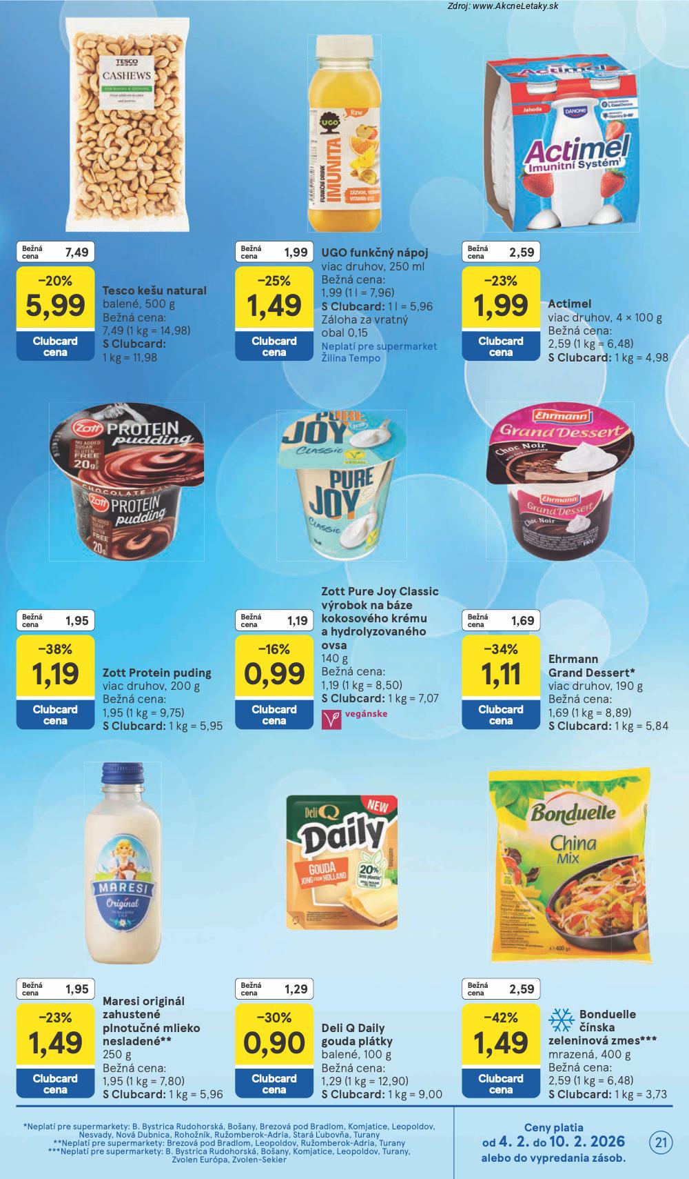 Leták Tesco (4. 2. - 10. 2. 2026) - strana 21 z 23