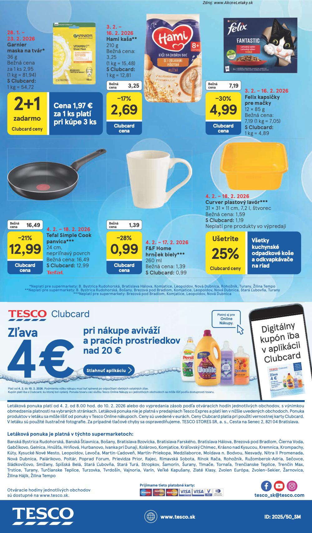Leták Tesco (4. 2. - 10. 2. 2026) - strana 23 z 23